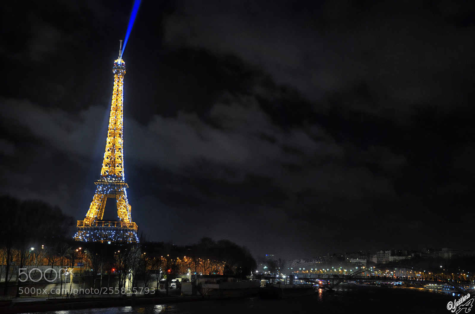 Nikon D5100 sample photo. Eiffel tower by night photography