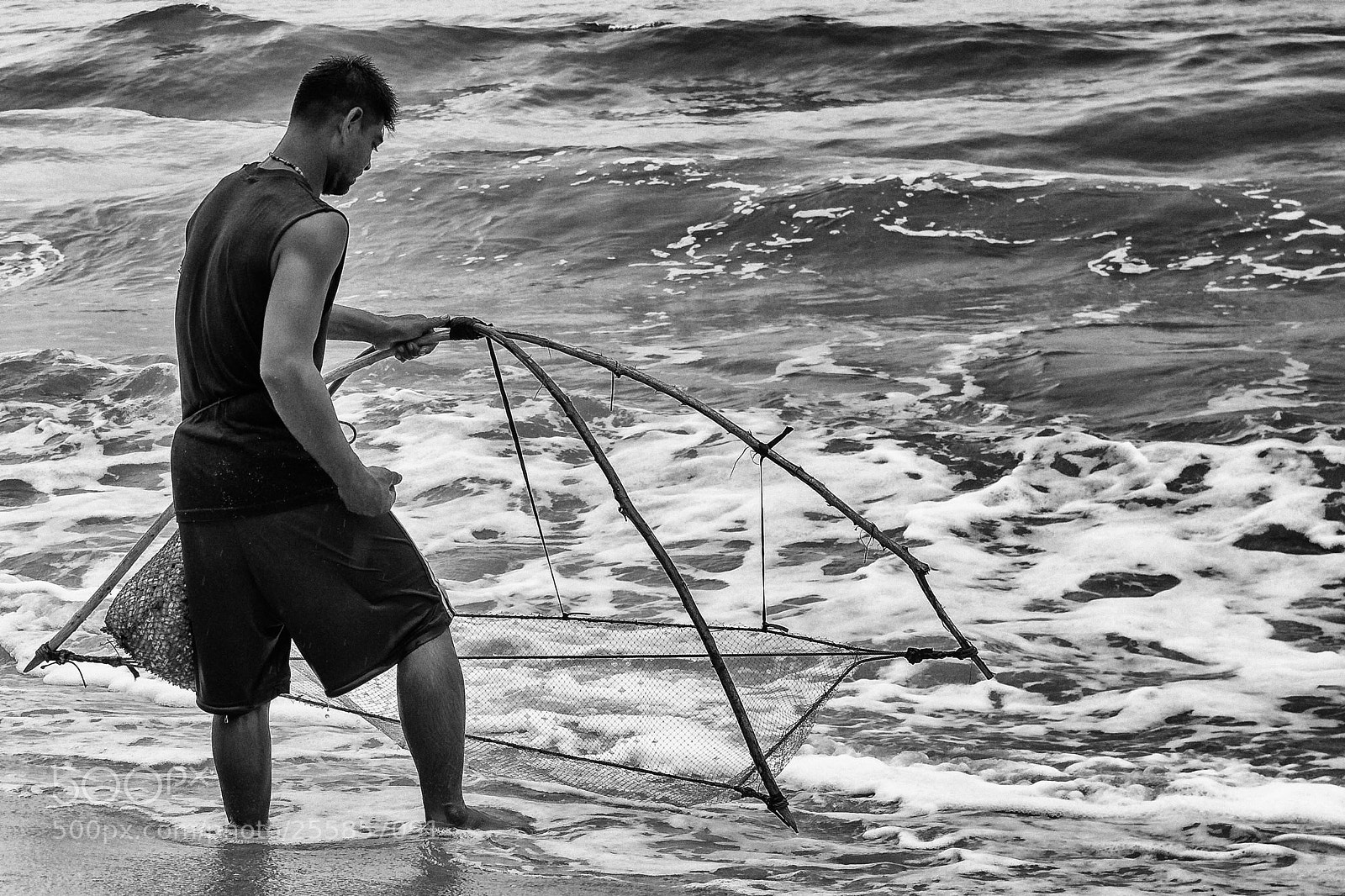 Nikon D500 sample photo. Fisherman photography