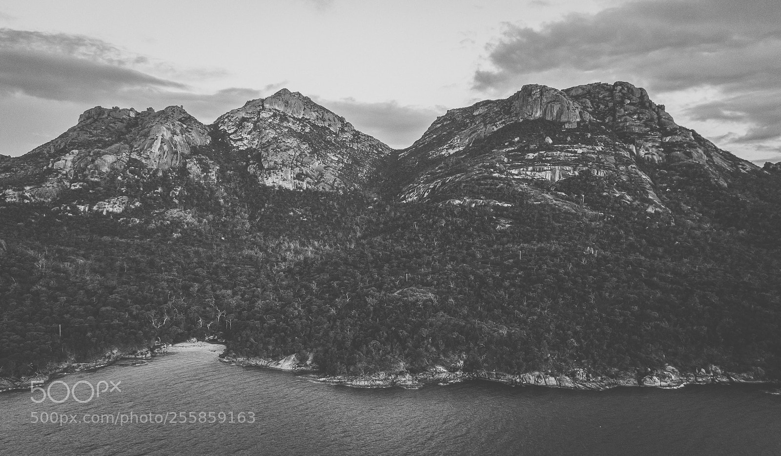 DJI FC220 sample photo. Coles bay in freycinet photography