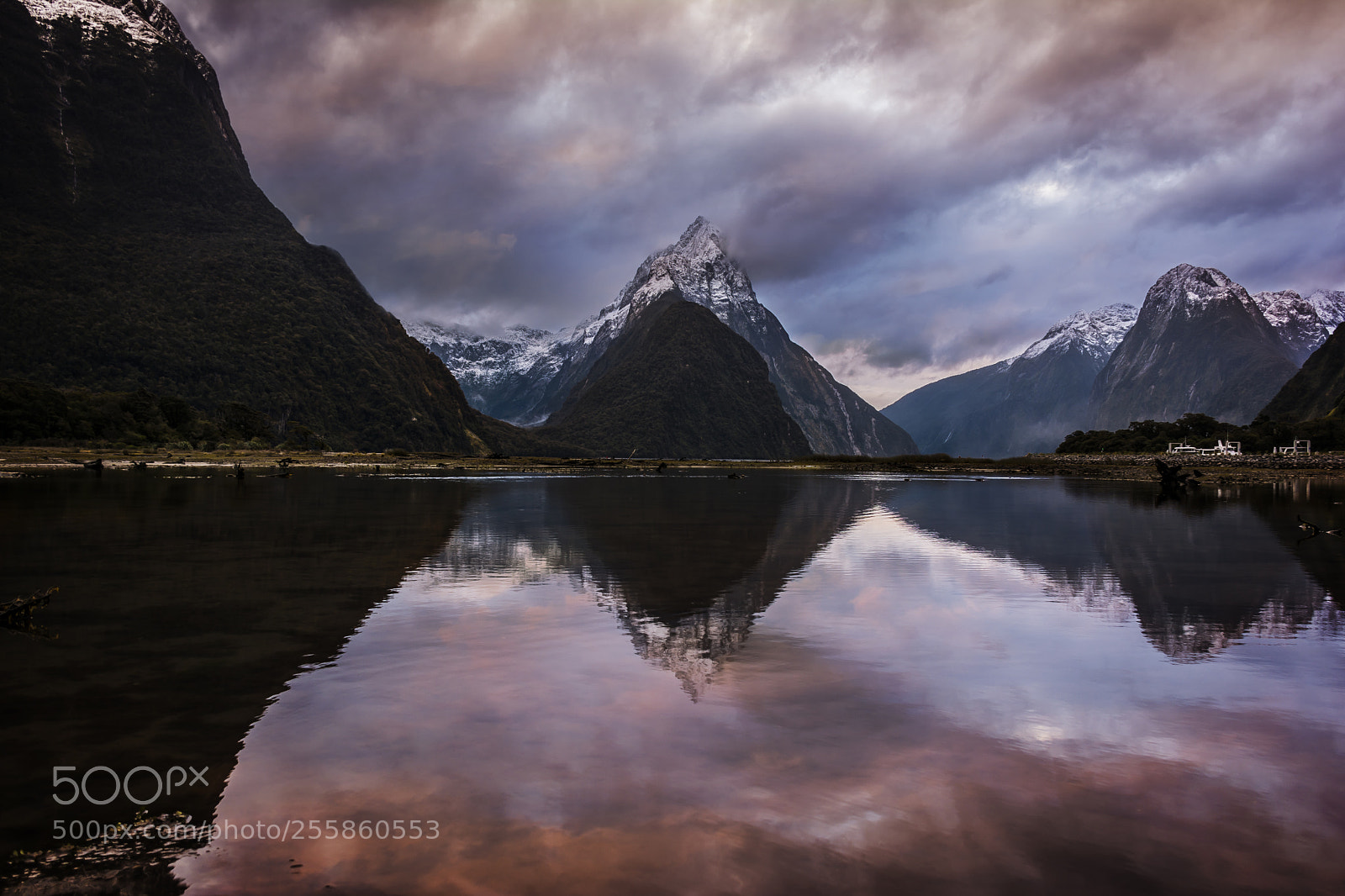 Nikon D7100 sample photo. Milford sound dusk photography