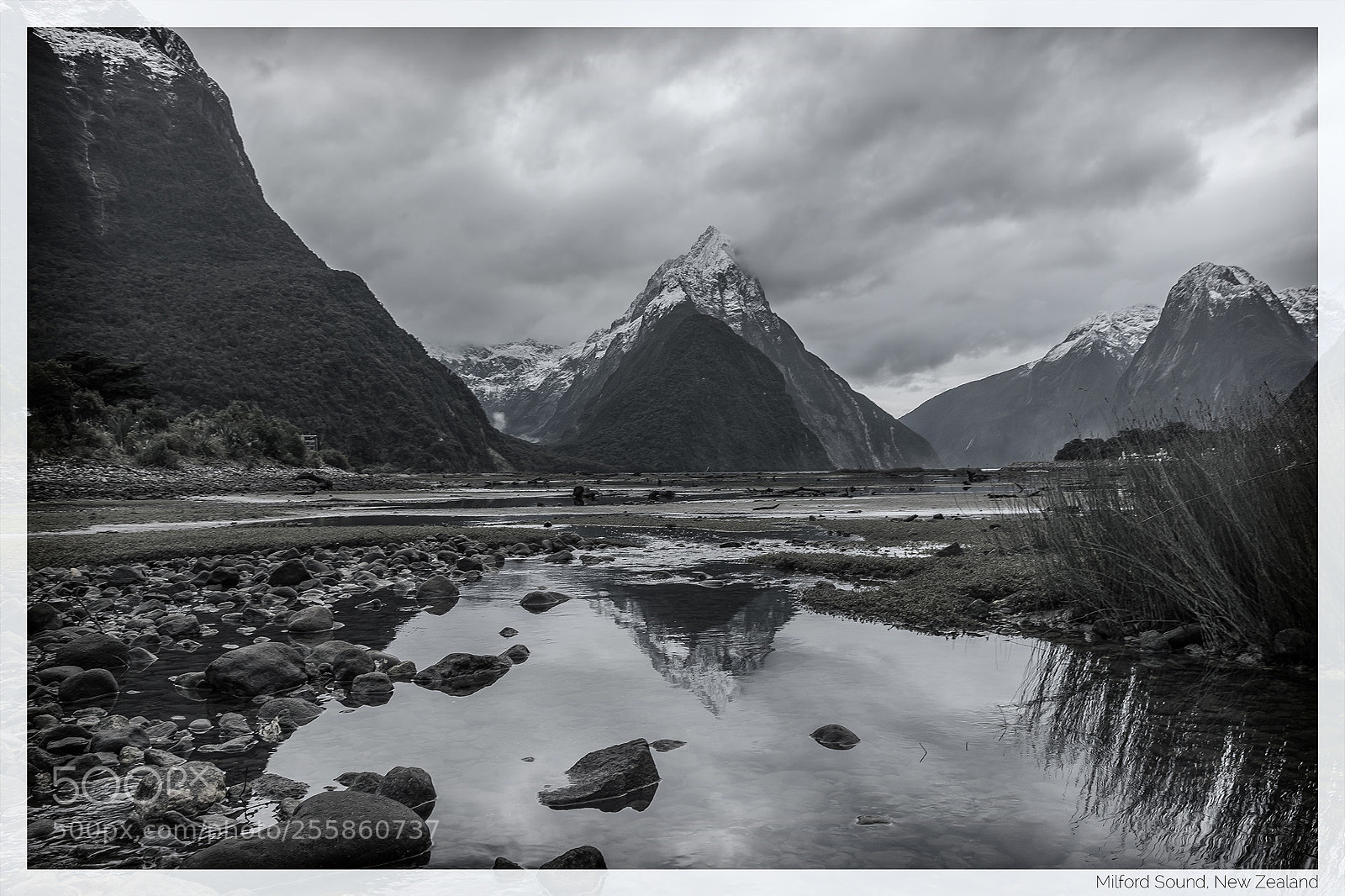Nikon D7100 sample photo. Milford sound mist photography