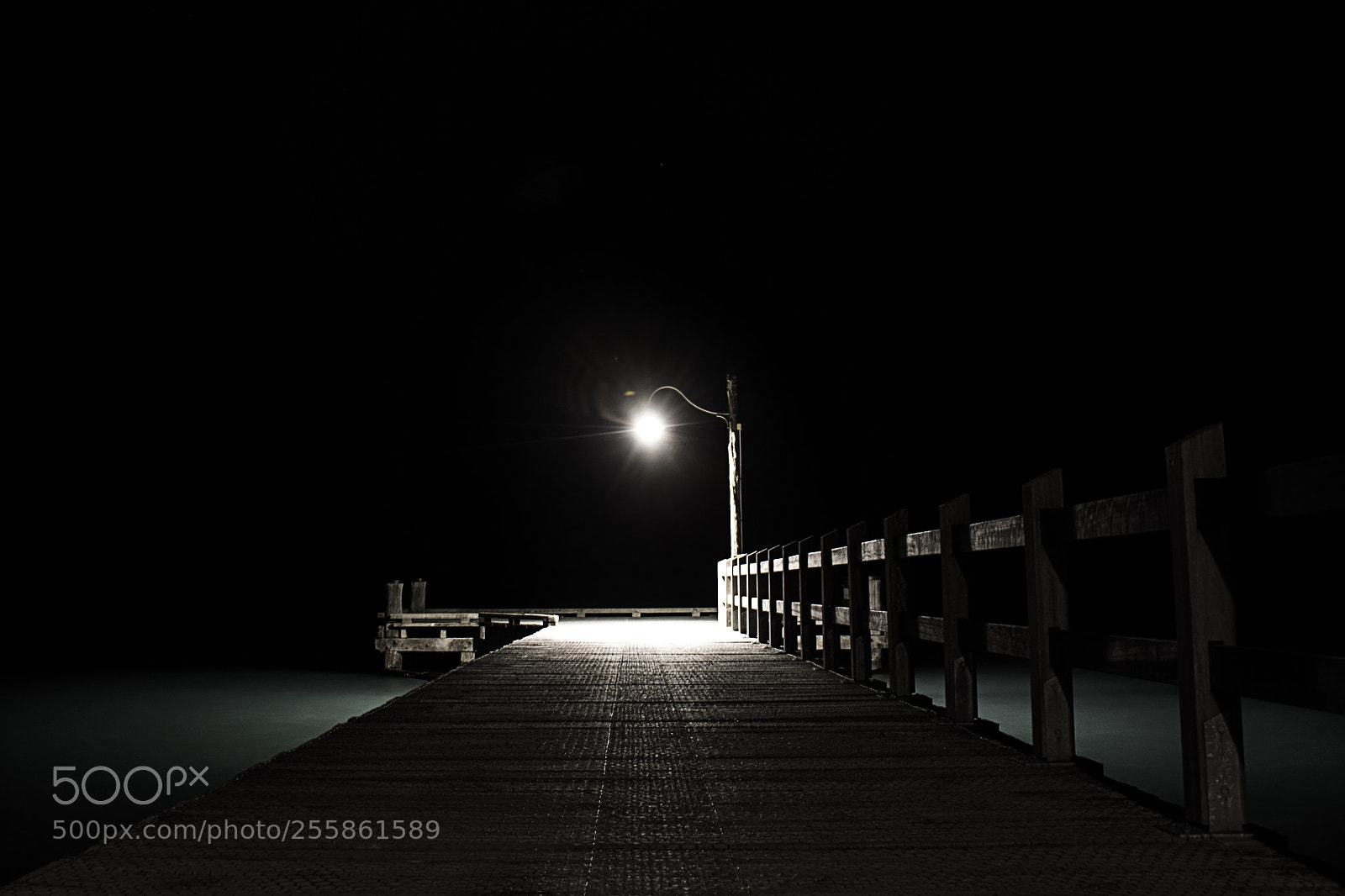 Nikon D7100 sample photo. Moody pier photography