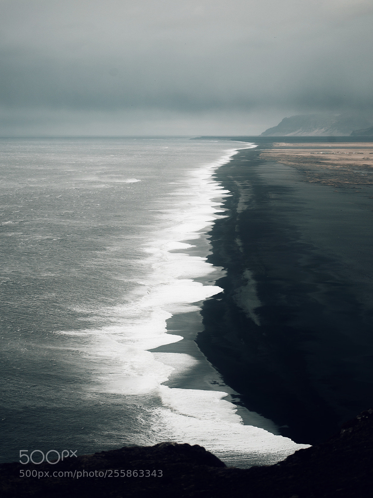 Canon EOS 6D sample photo. Black sand beach.  photography