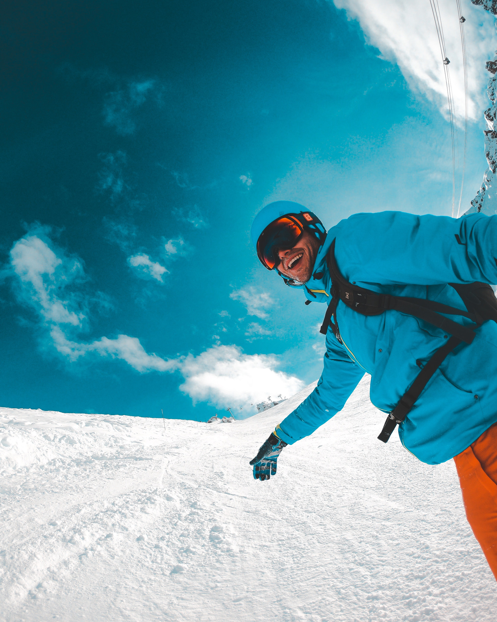 GoPro Hero6 Black sample photo. Boarding fun! photography