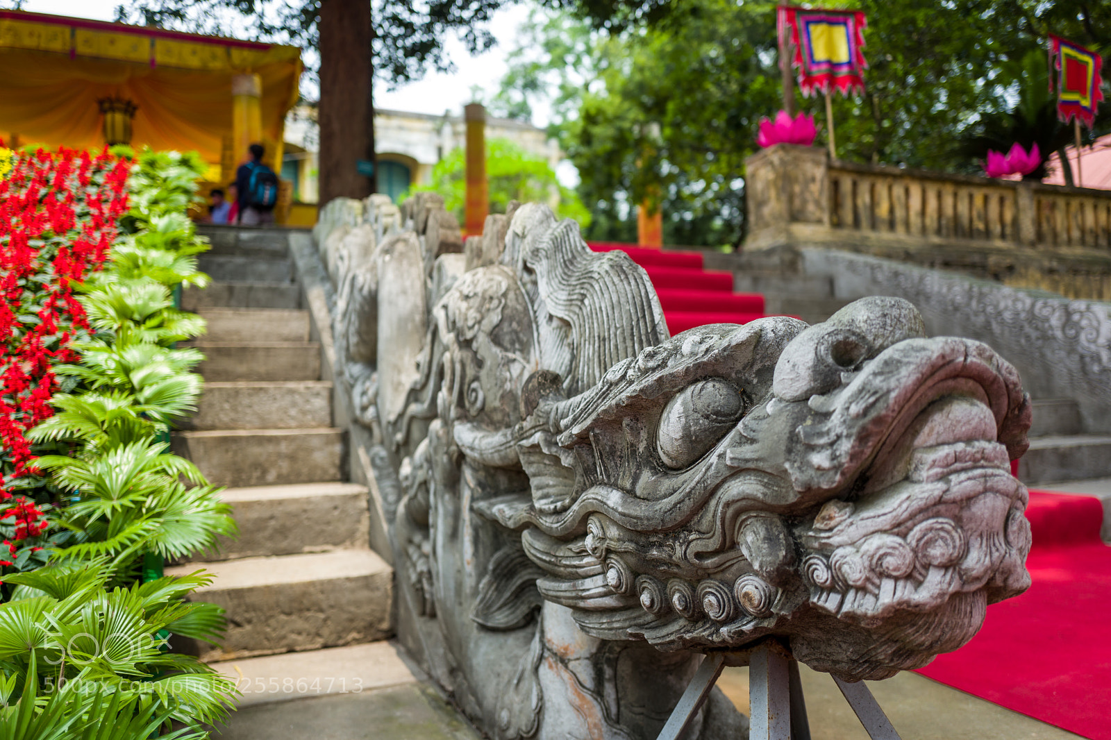 Leica Q (Typ 116) sample photo. Dragon steps at thang photography