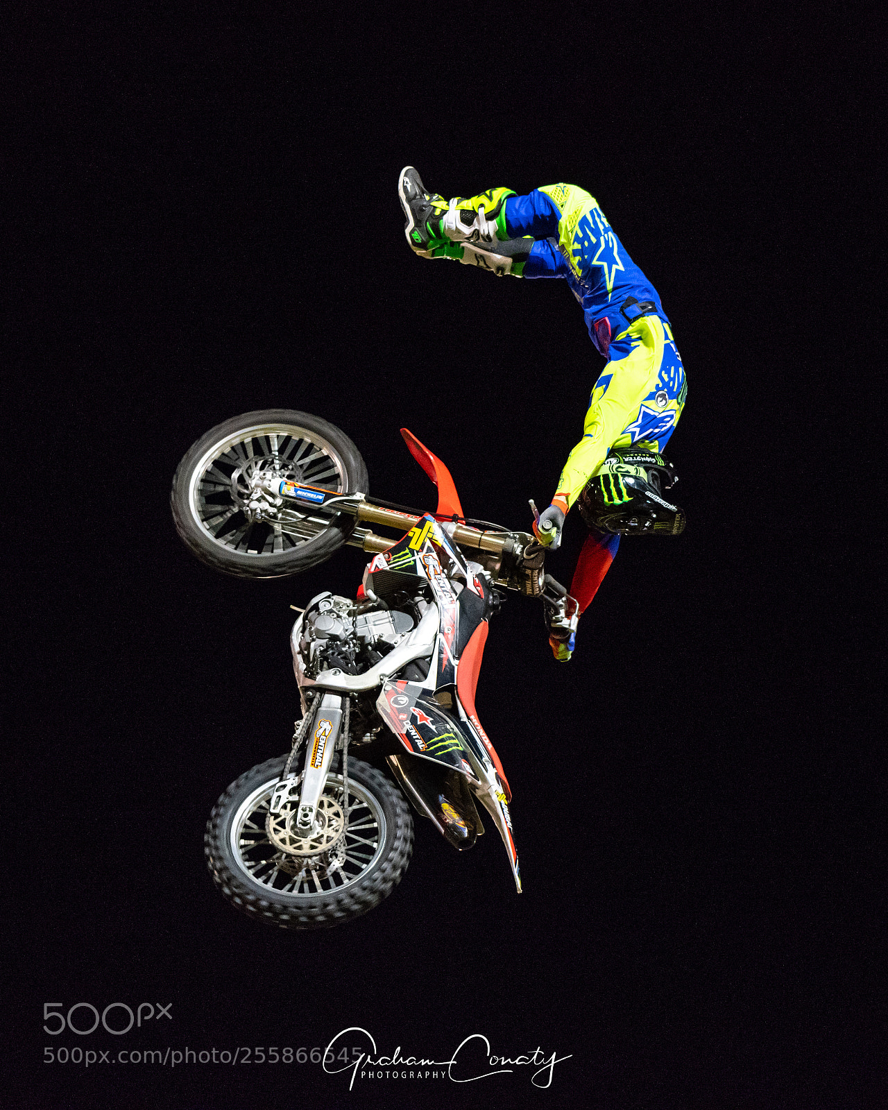 Nikon D850 sample photo. Nitro circus freestyle motocross photography