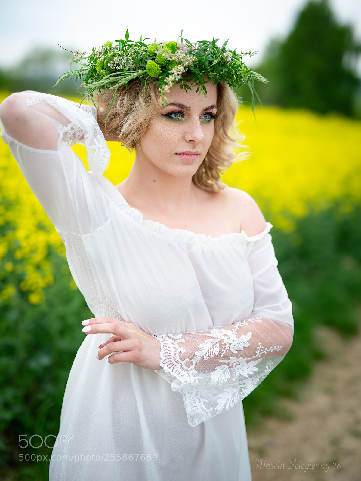 Nikon D600 sample photo. Yellow fields photography