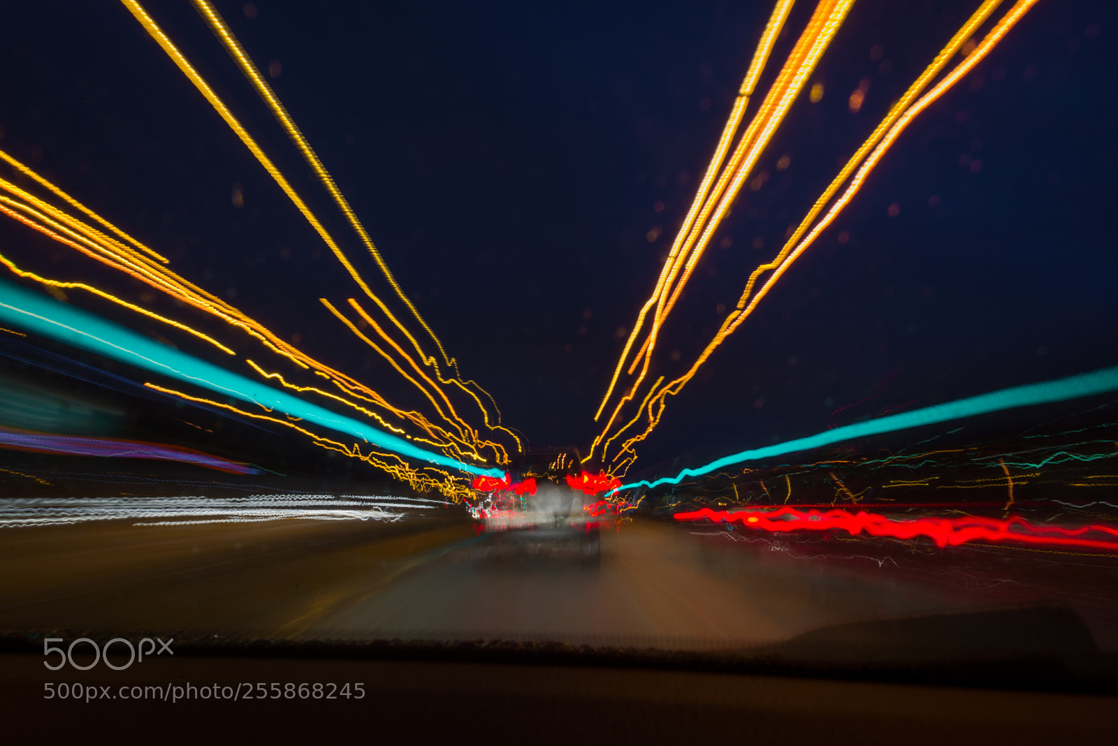 Nikon D600 sample photo. Car trails photography