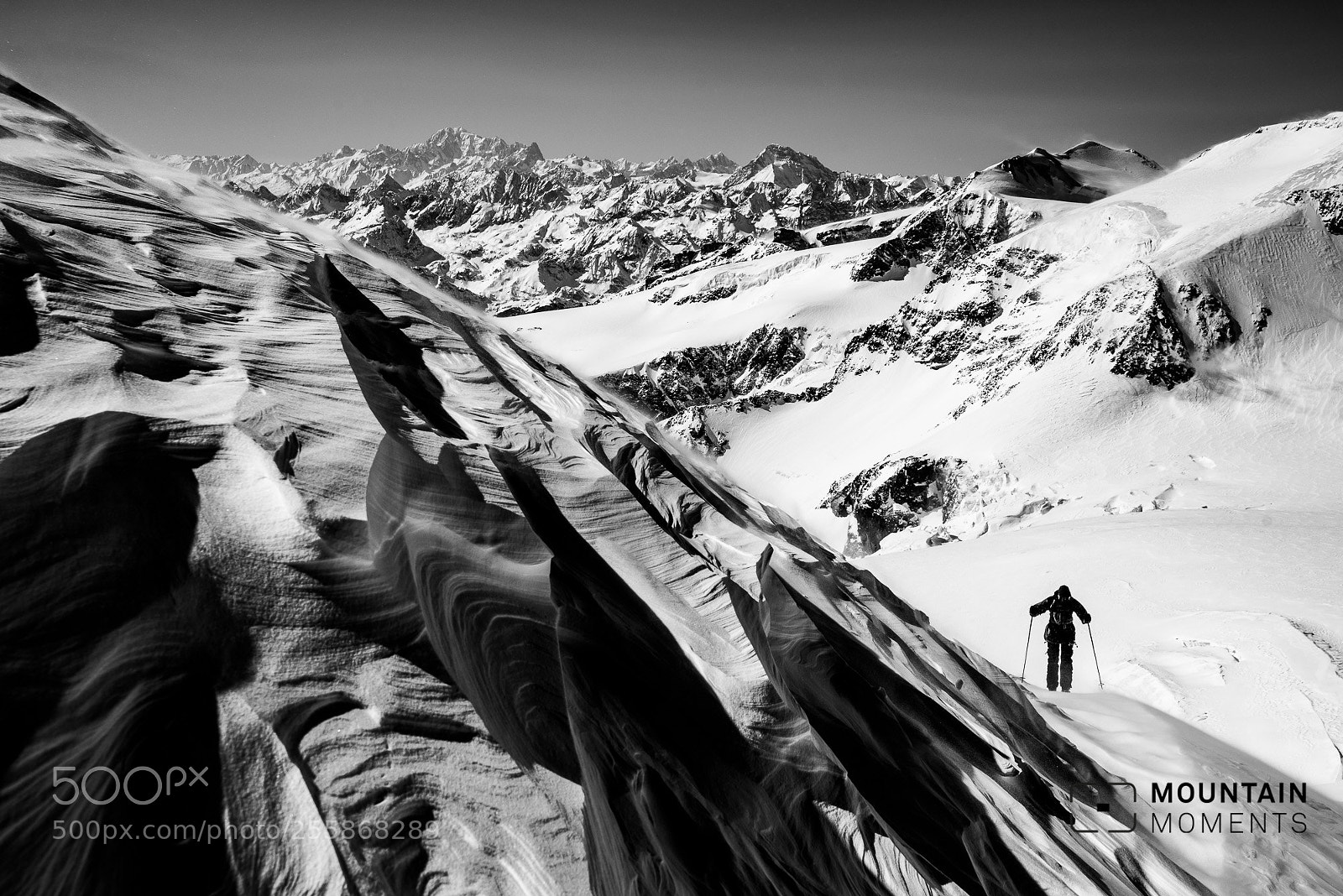 Nikon D600 sample photo. High alpine skitour photography