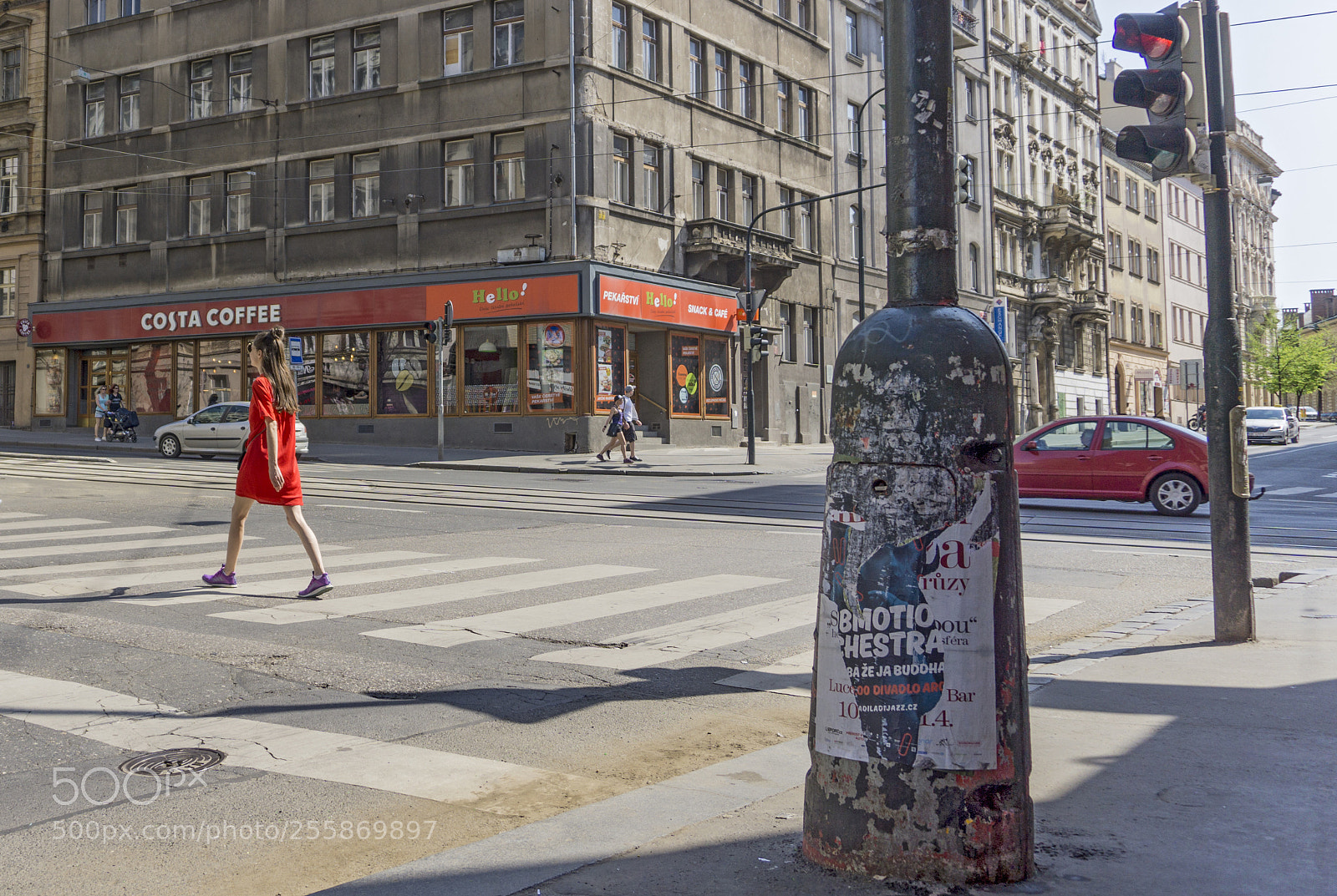 Sony a5100 sample photo. Street of prague photography
