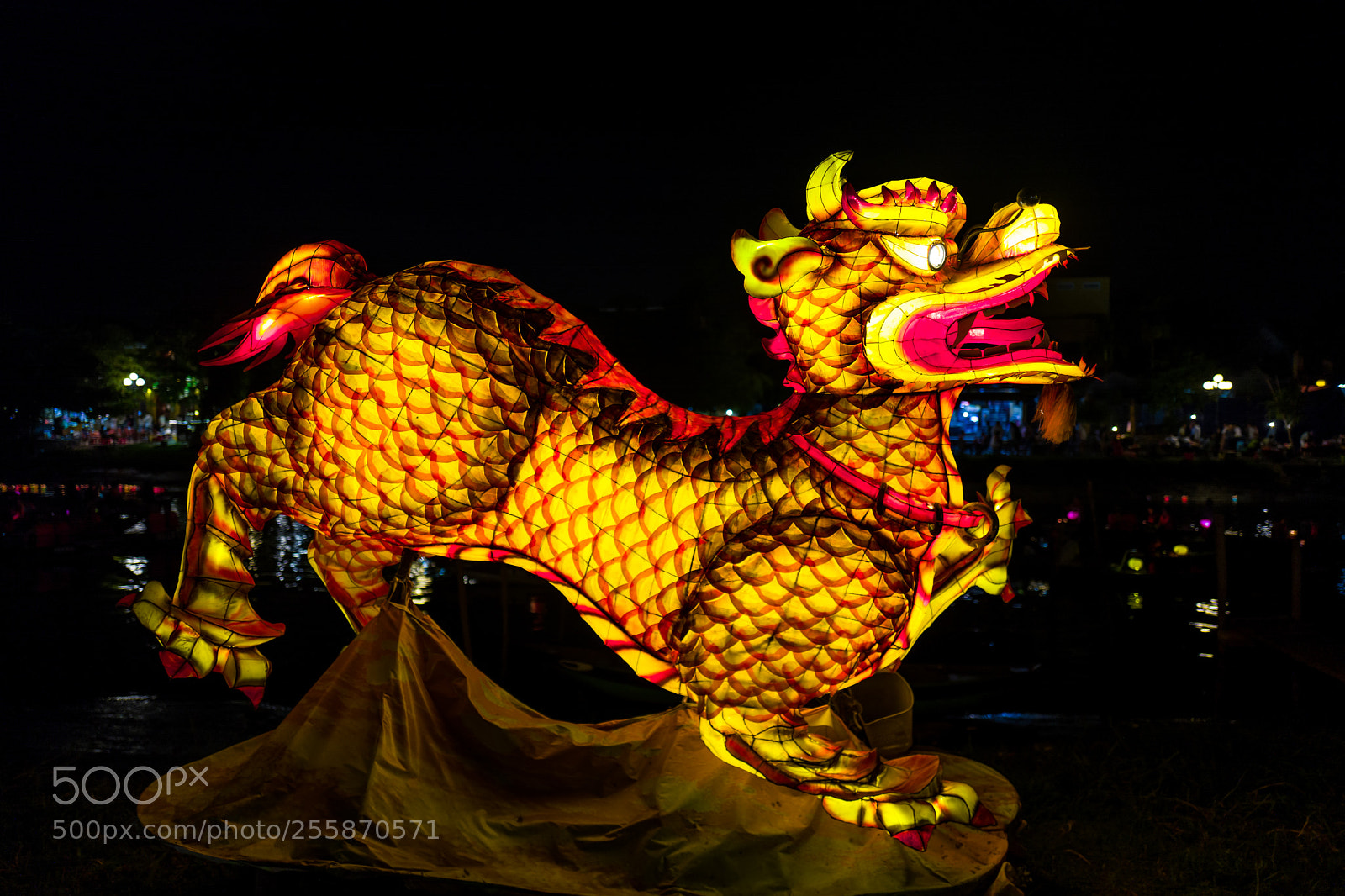 Leica Q (Typ 116) sample photo. Illuminated dragon statue in photography
