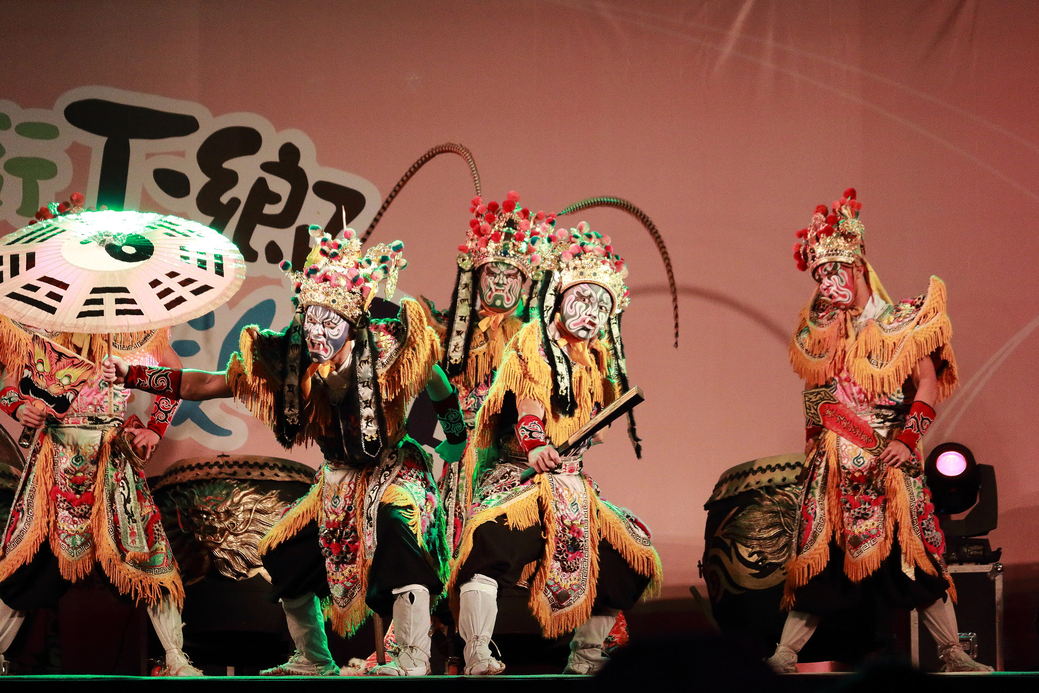 Canon EF 70-300mm F4-5.6 IS USM sample photo. Img_9843m 九天民俗技藝團 官將首 photography