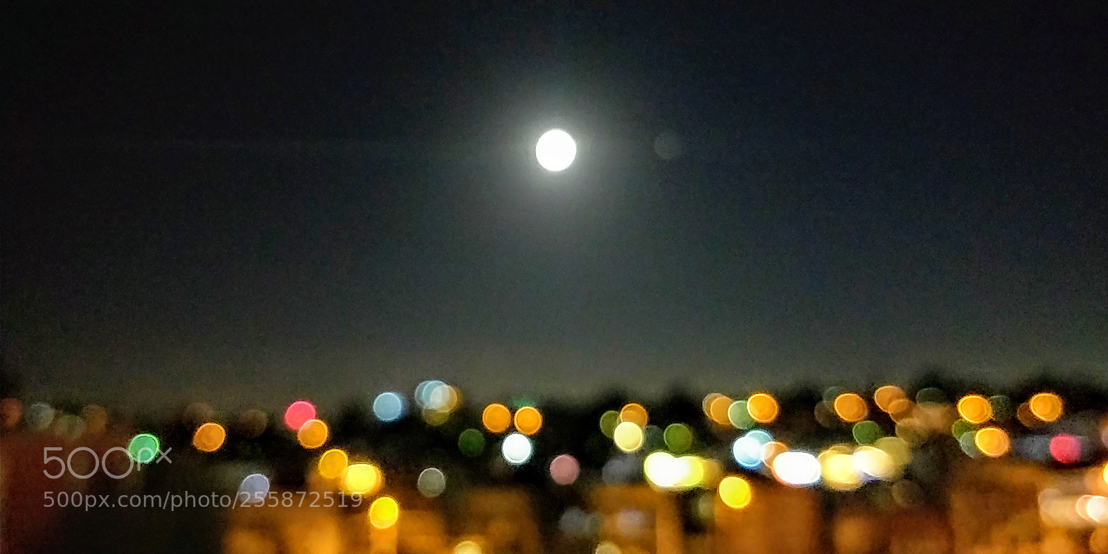 OnePlus 5T sample photo. Full moon photography