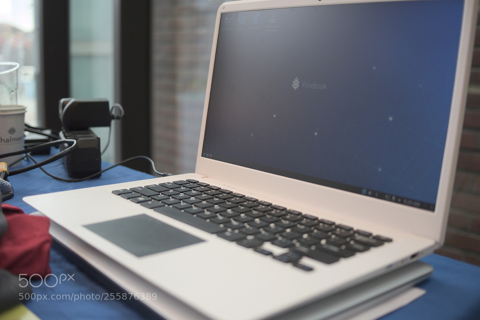 Panasonic Lumix DMC-G6 sample photo. Pinebook computer at foss-north 2018 photography