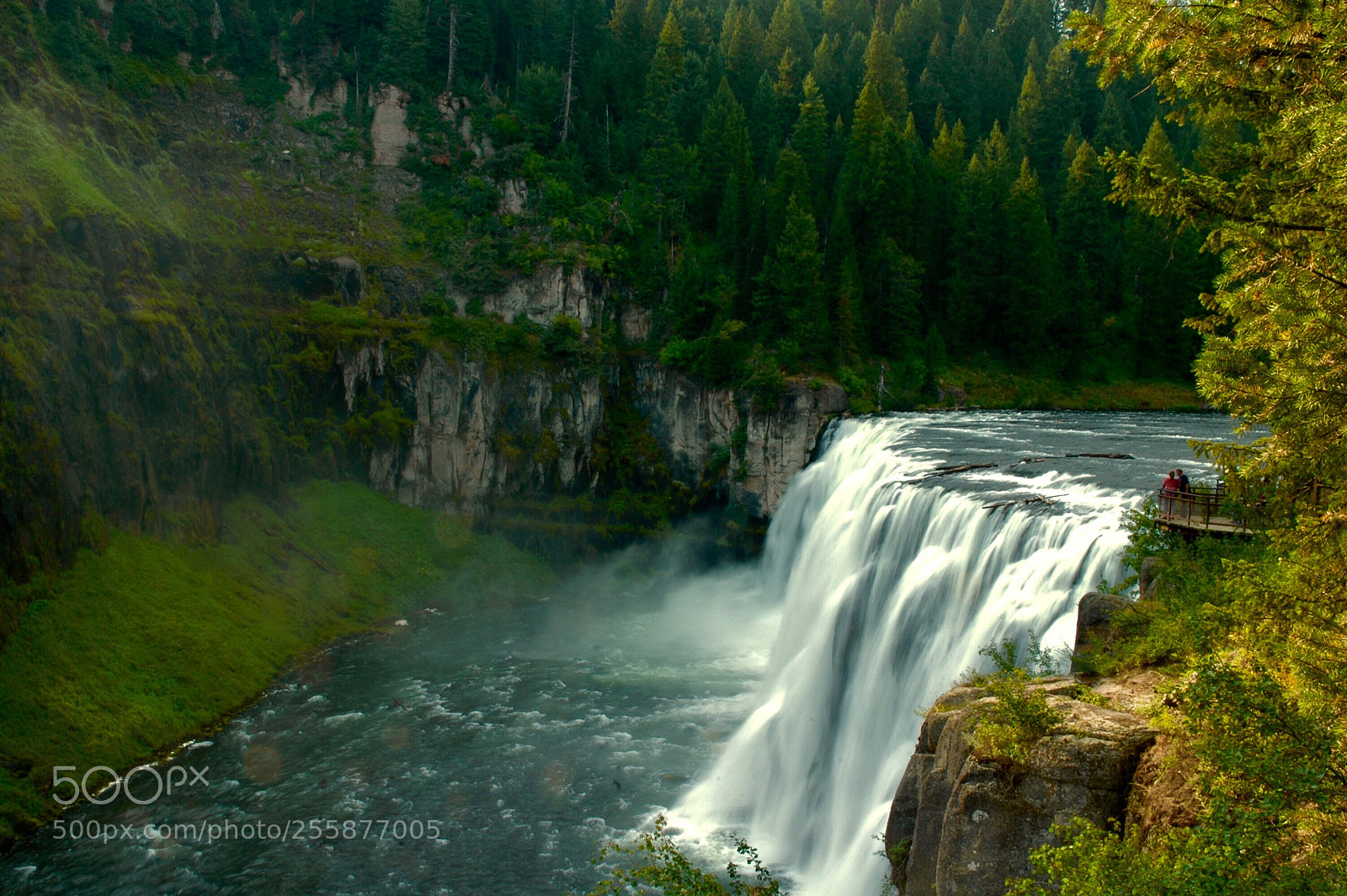 Nikon D70 sample photo. Upper mesa falls idaho photography