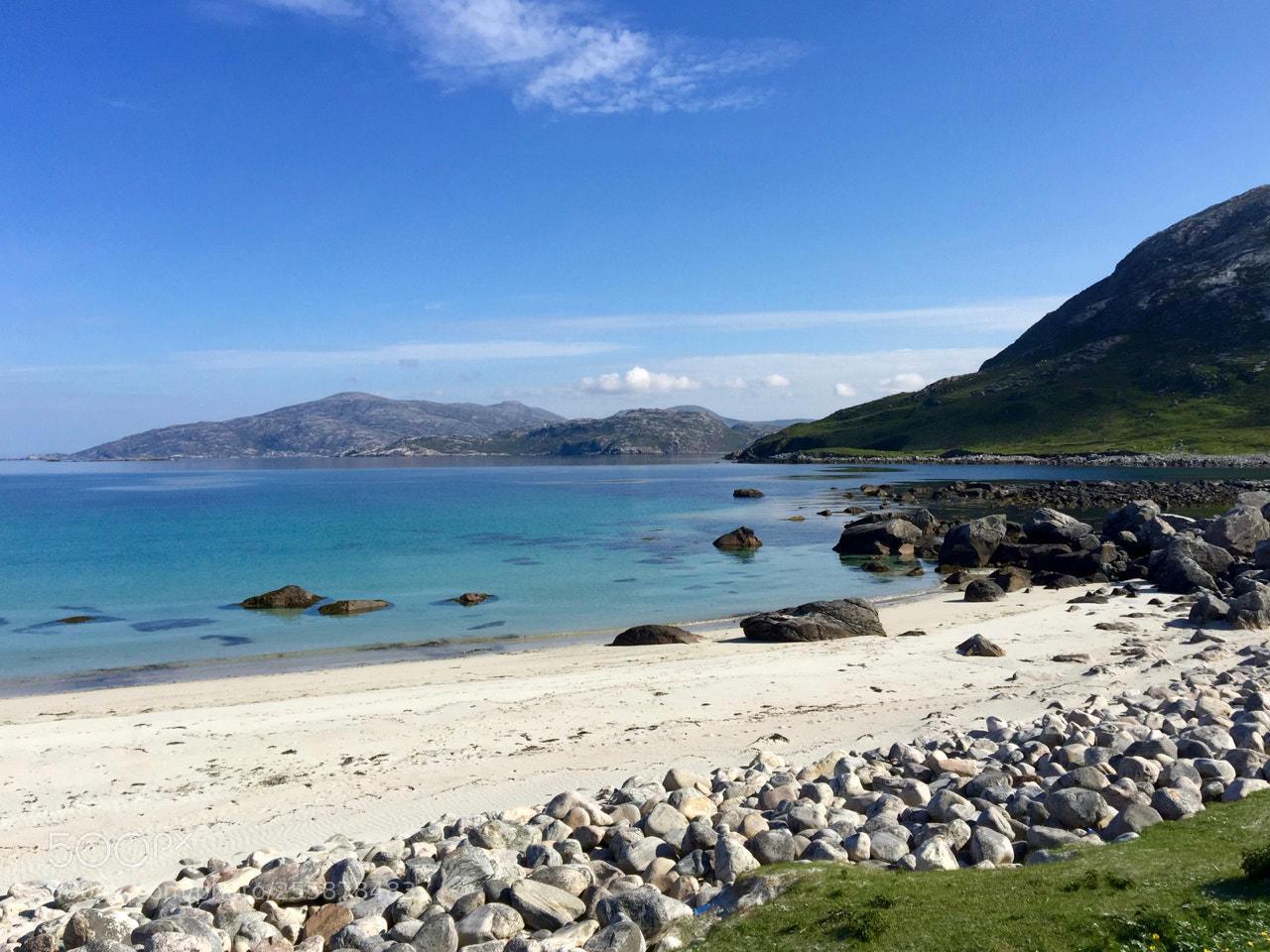 Apple iPhone 6 Plus sample photo. Beach at cravadale, harris photography