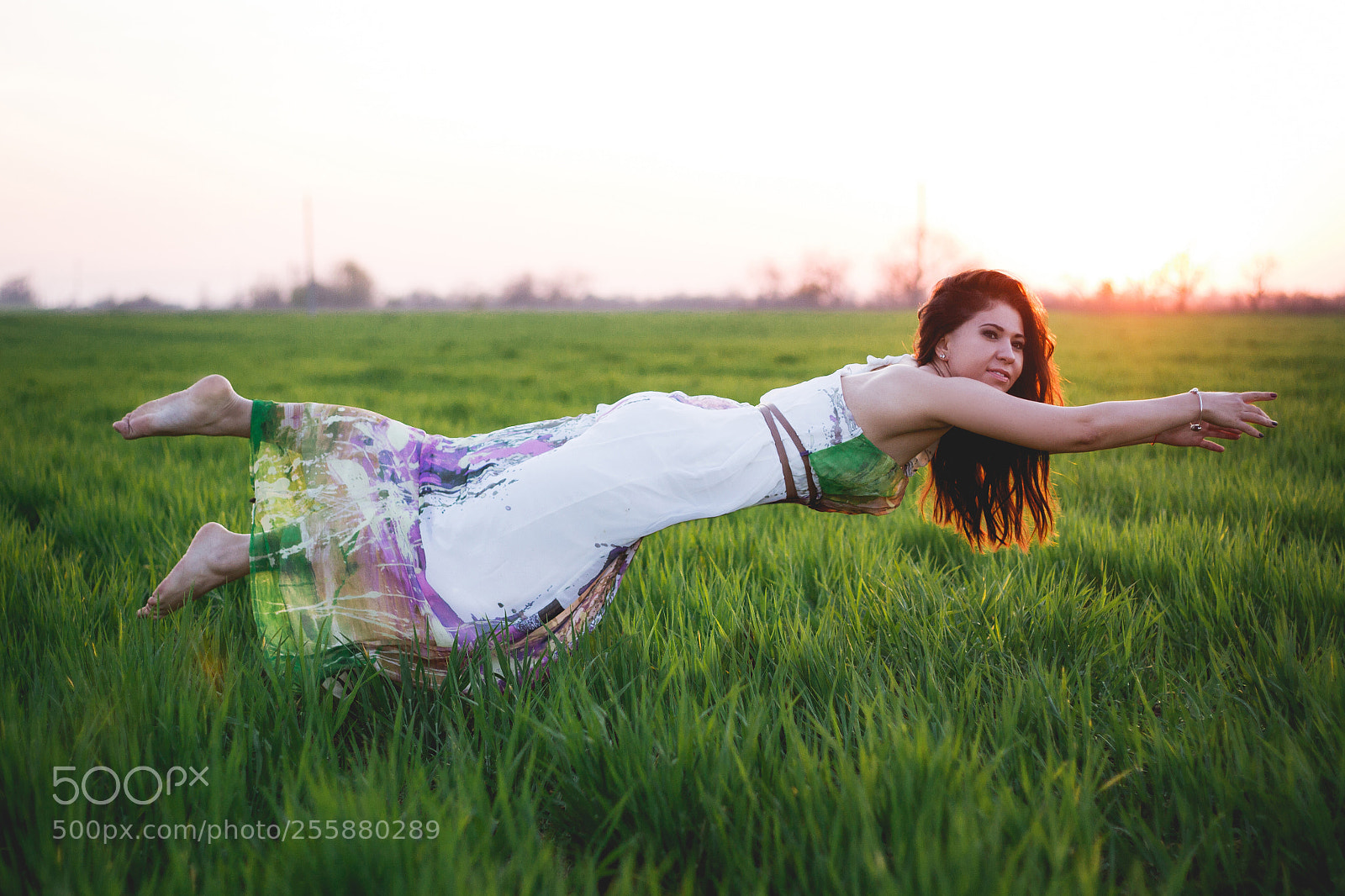 Canon EOS 50D sample photo. Levitation girl photography