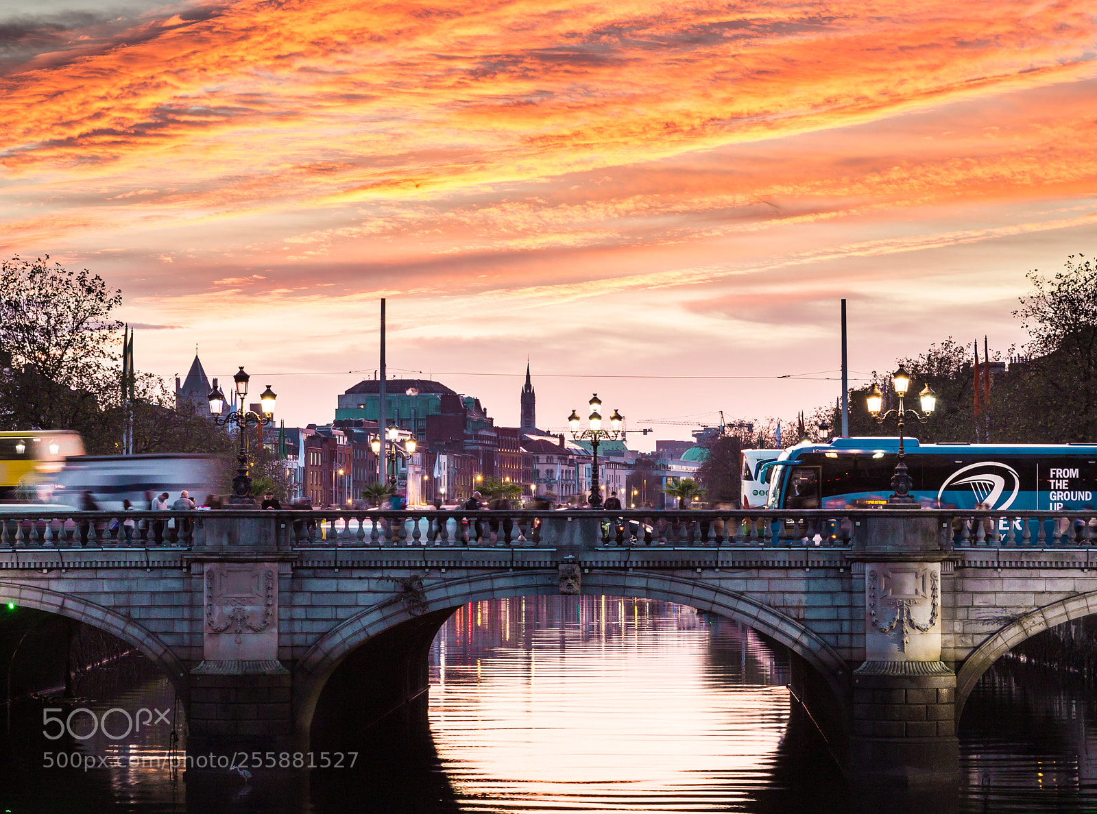 Canon EOS 6D sample photo. Dublin sunset photography