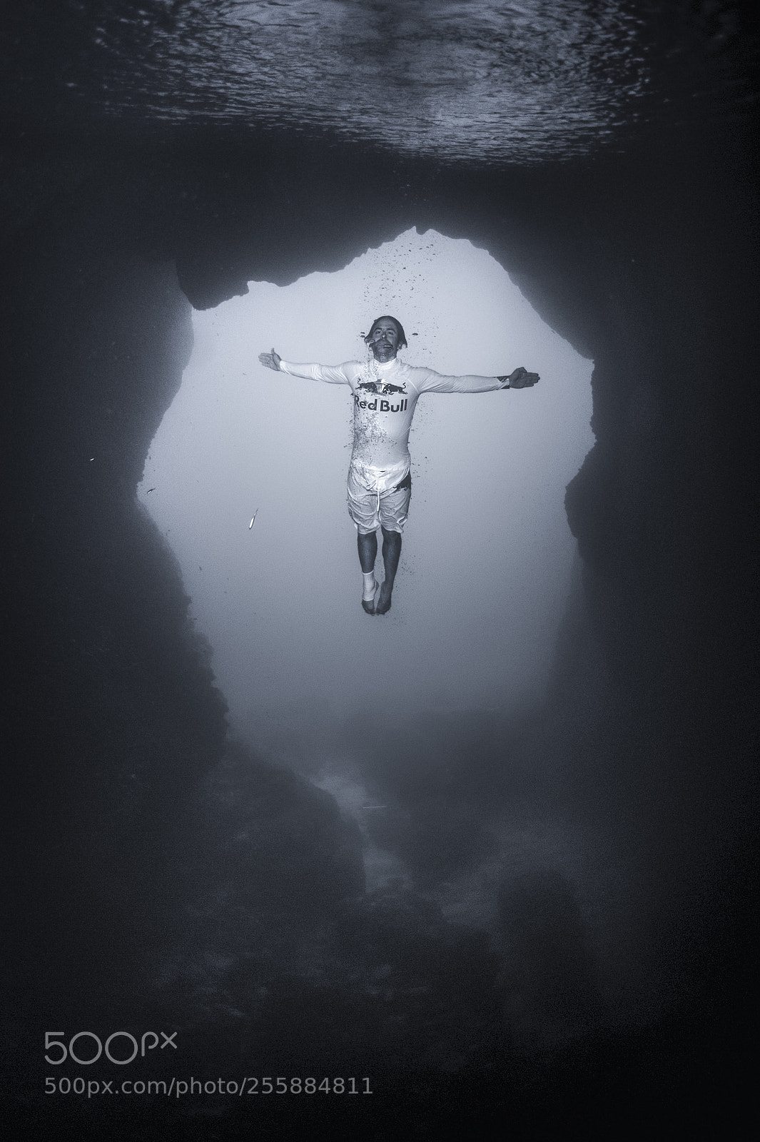 Nikon D3 sample photo. Cliffdiving blue cave croatia photography