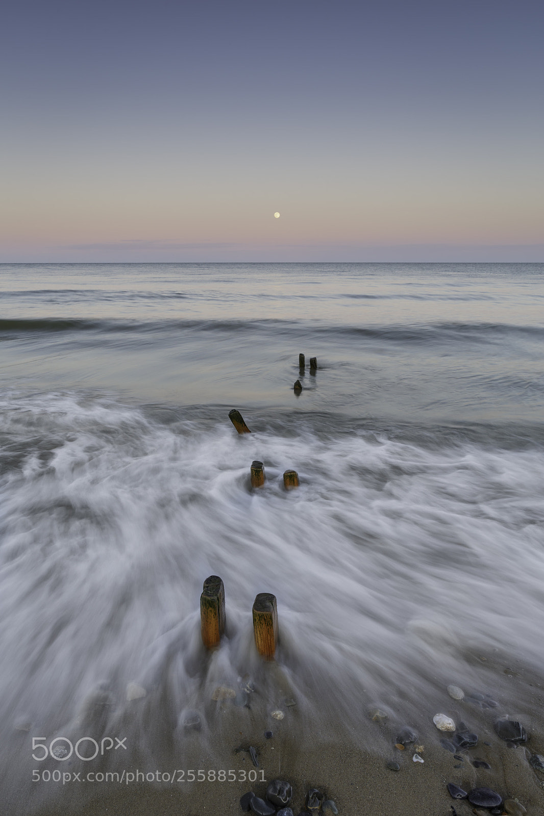 Canon EOS 6D sample photo. Moon rising,arklow photography