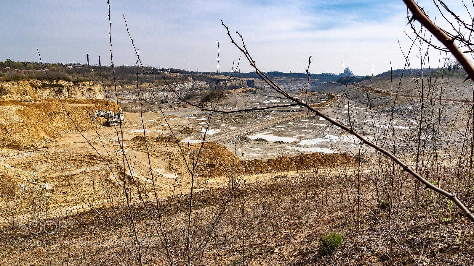 Sony ILCA-77M2 sample photo. Limestone mining in r photography