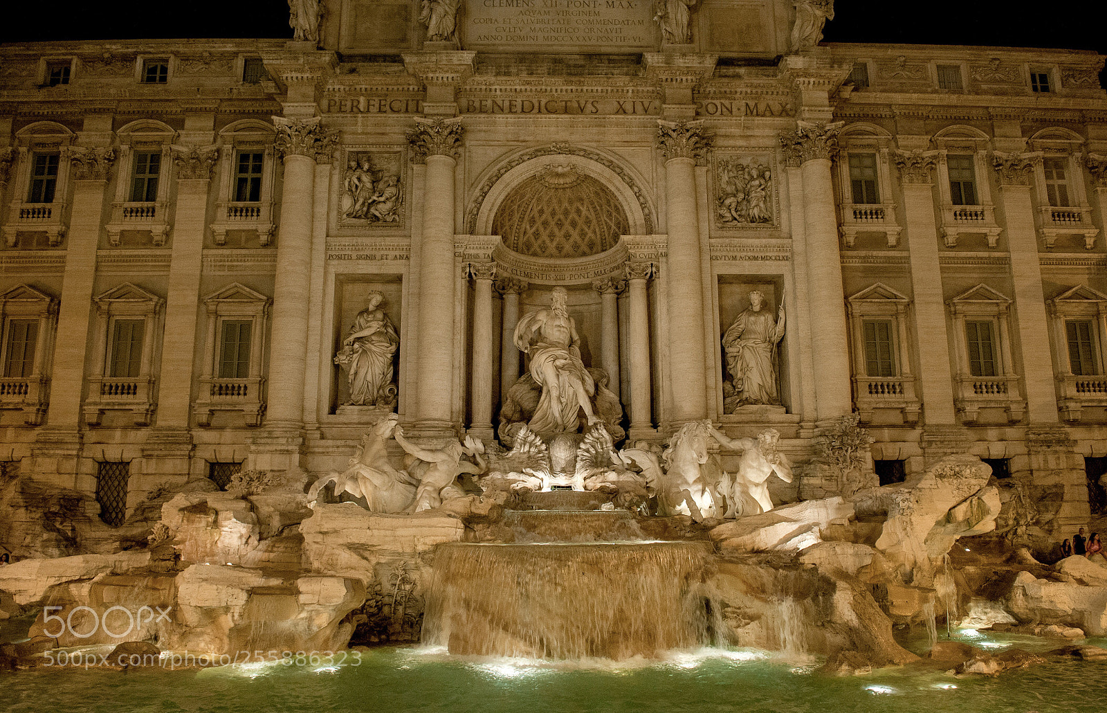 Nikon D700 sample photo. Fontana di trevi photography