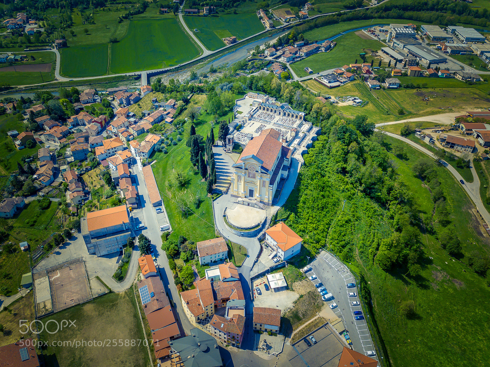 DJI FC220 sample photo. Drone dolomite cathedral photography