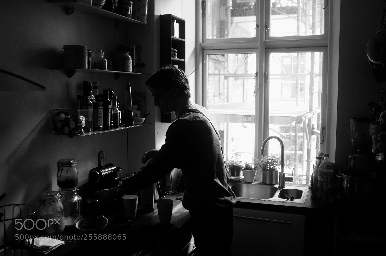 Fujifilm FinePix X100 sample photo. Coffee in the making photography