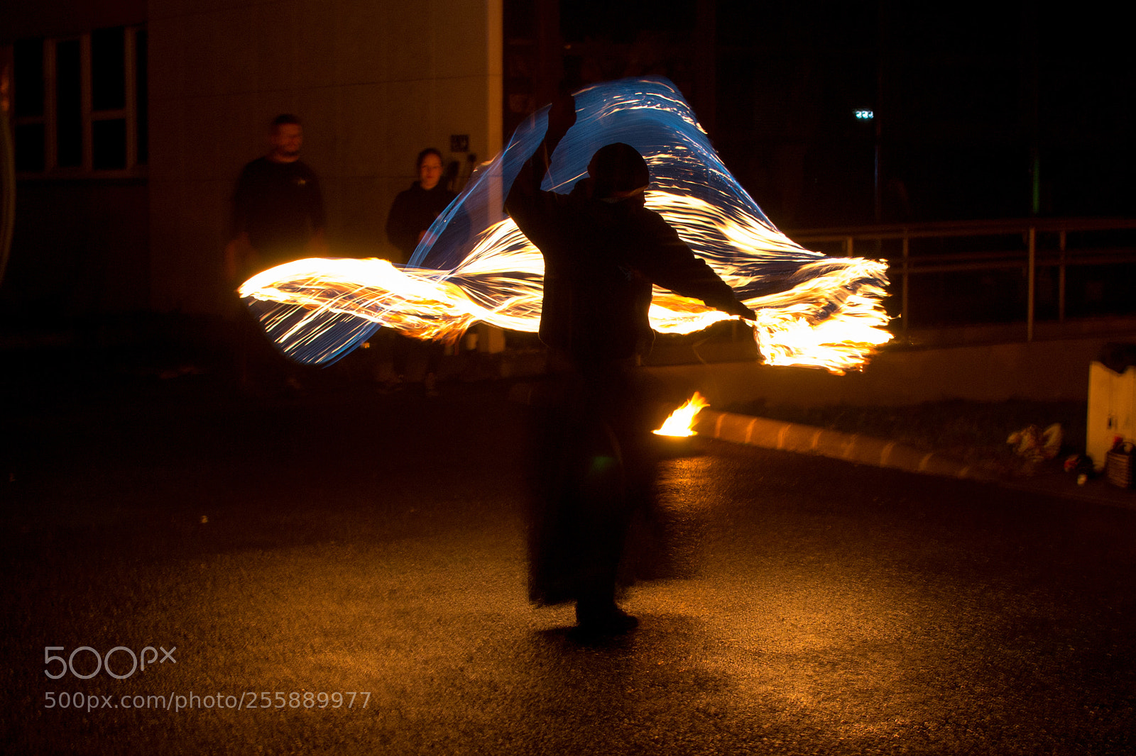 Nikon D3100 sample photo. Fire dance photography