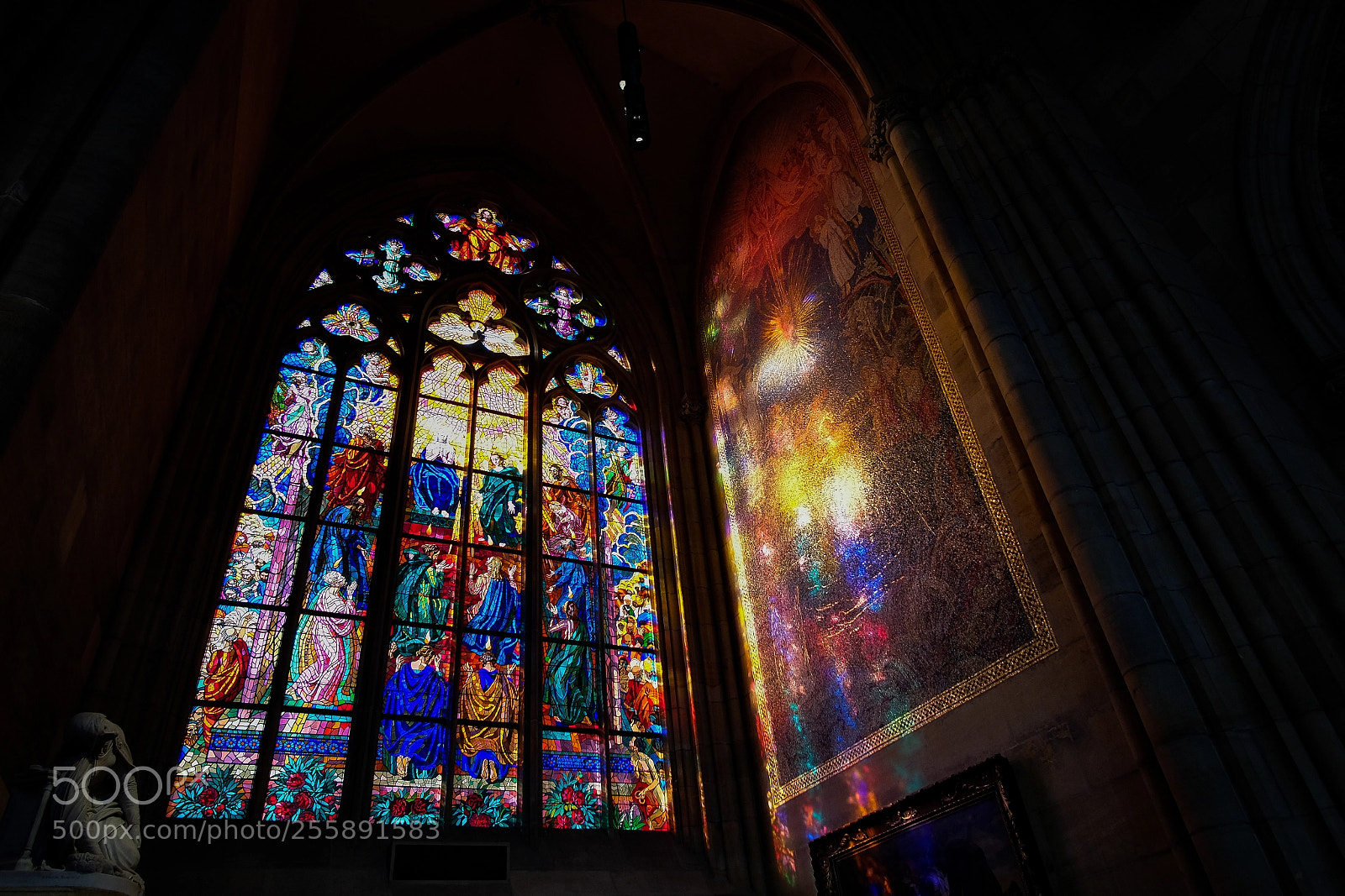 Fujifilm X-T20 sample photo. Inside prague cathedral photography