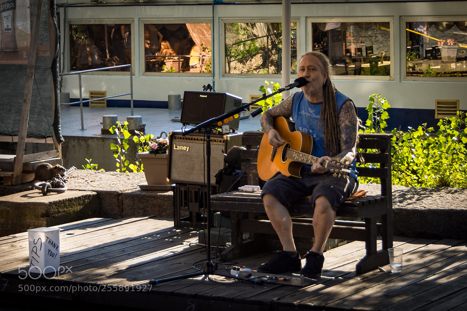 Nikon D7200 sample photo. Street singer photography