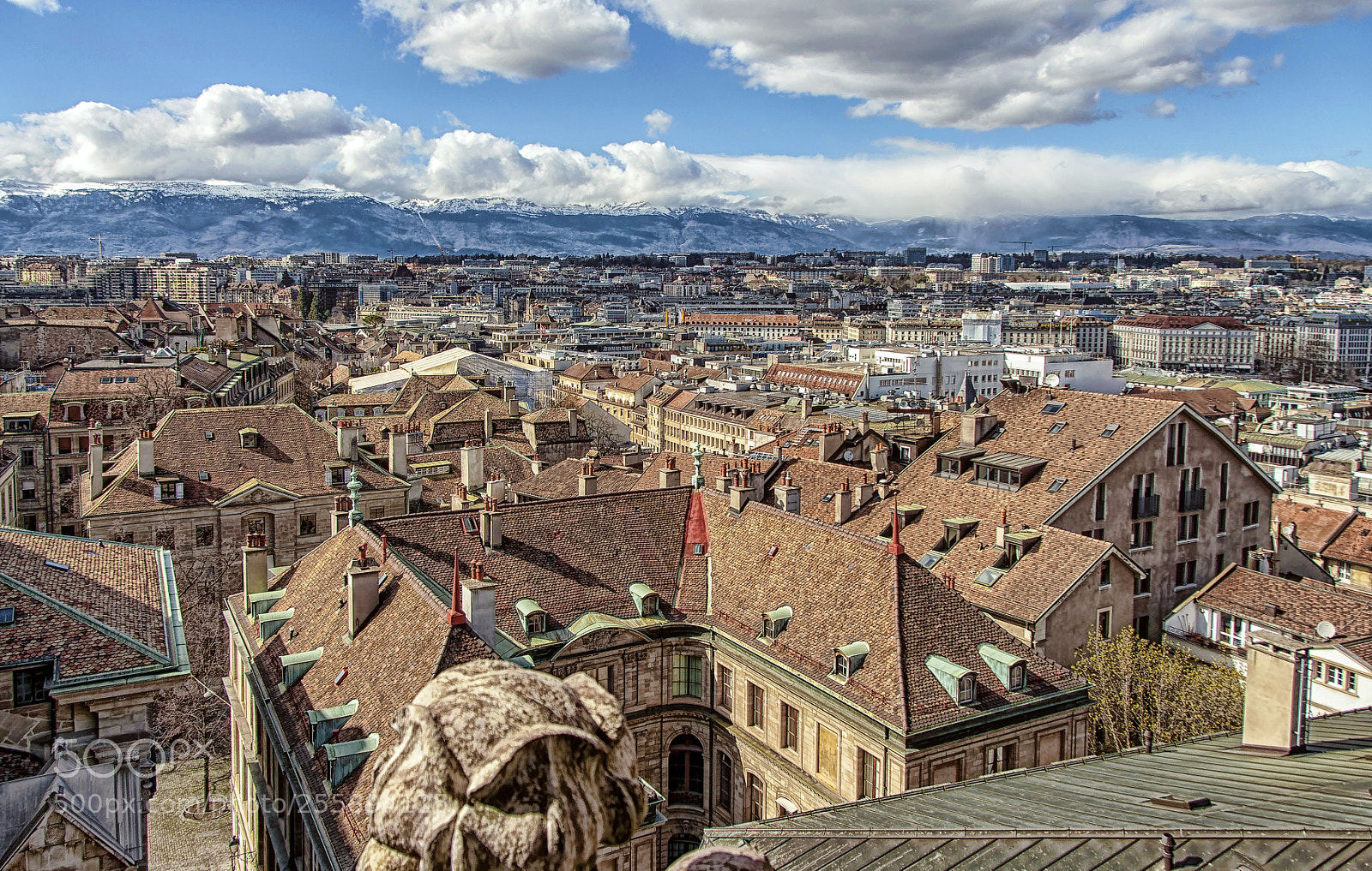Nikon D5000 sample photo. Ginevra panorama photography