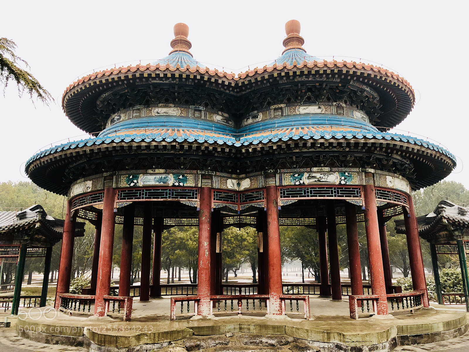 Apple iPhone X sample photo. Two pavilion together photography