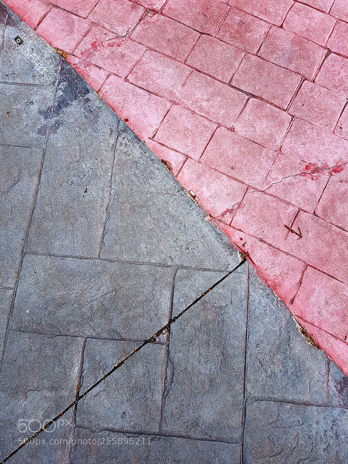 Samsung Galaxy S7 Edge sample photo. Abstract (92) - sidewalk cross photography