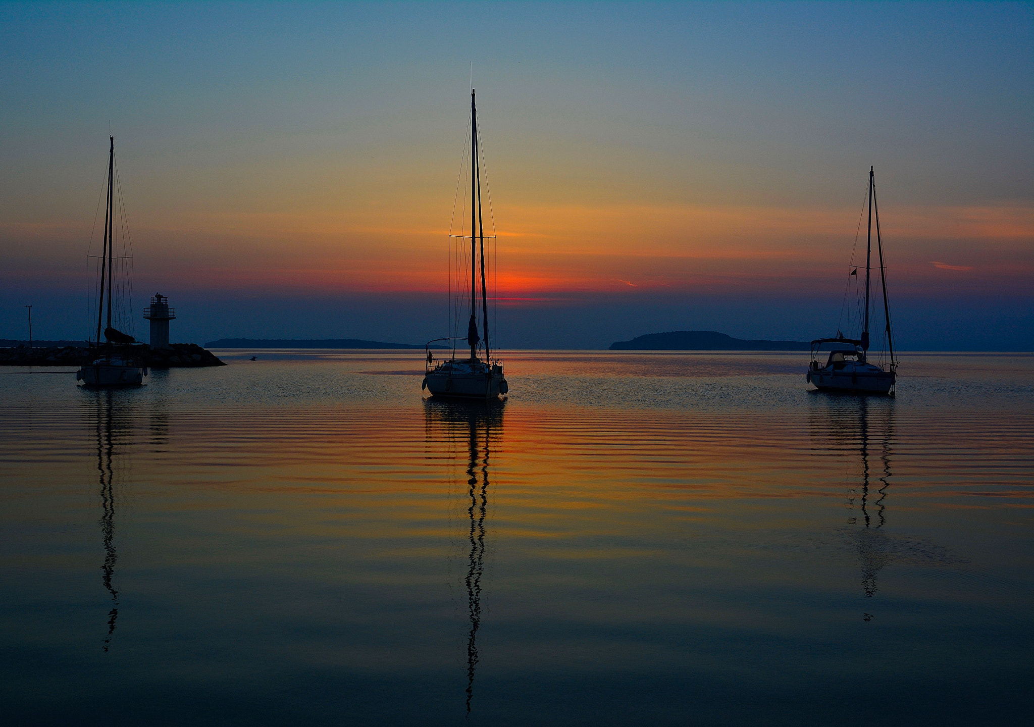 Nikon D7100 sample photo. Sunrise-marina photography