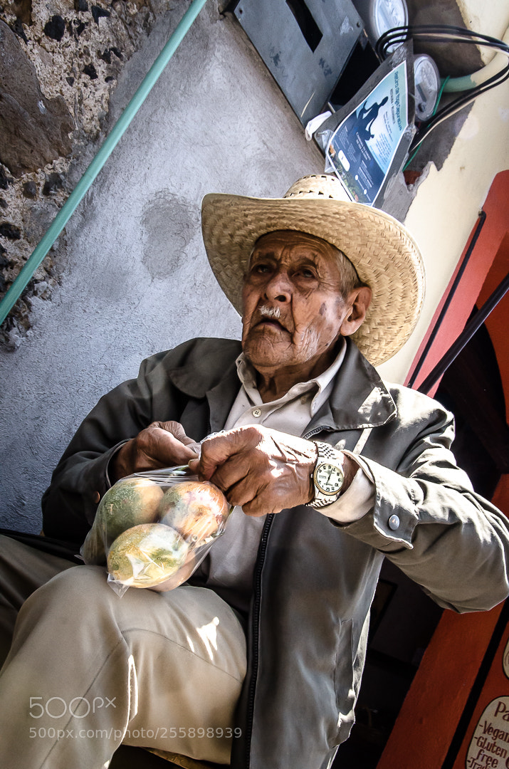 Nikon D7000 sample photo. Young town, old man. photography