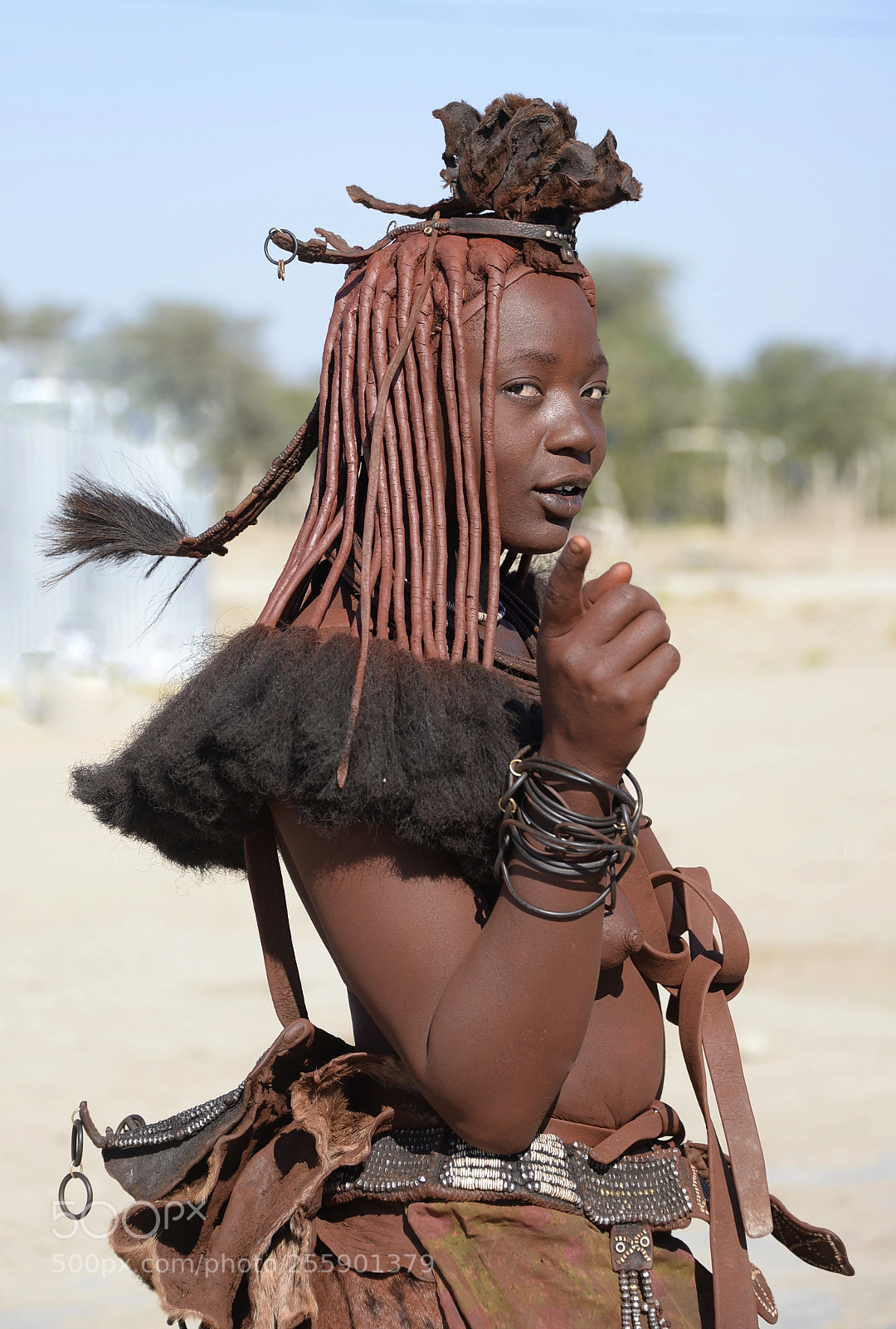 Nikon D610 sample photo. Himba girl photography