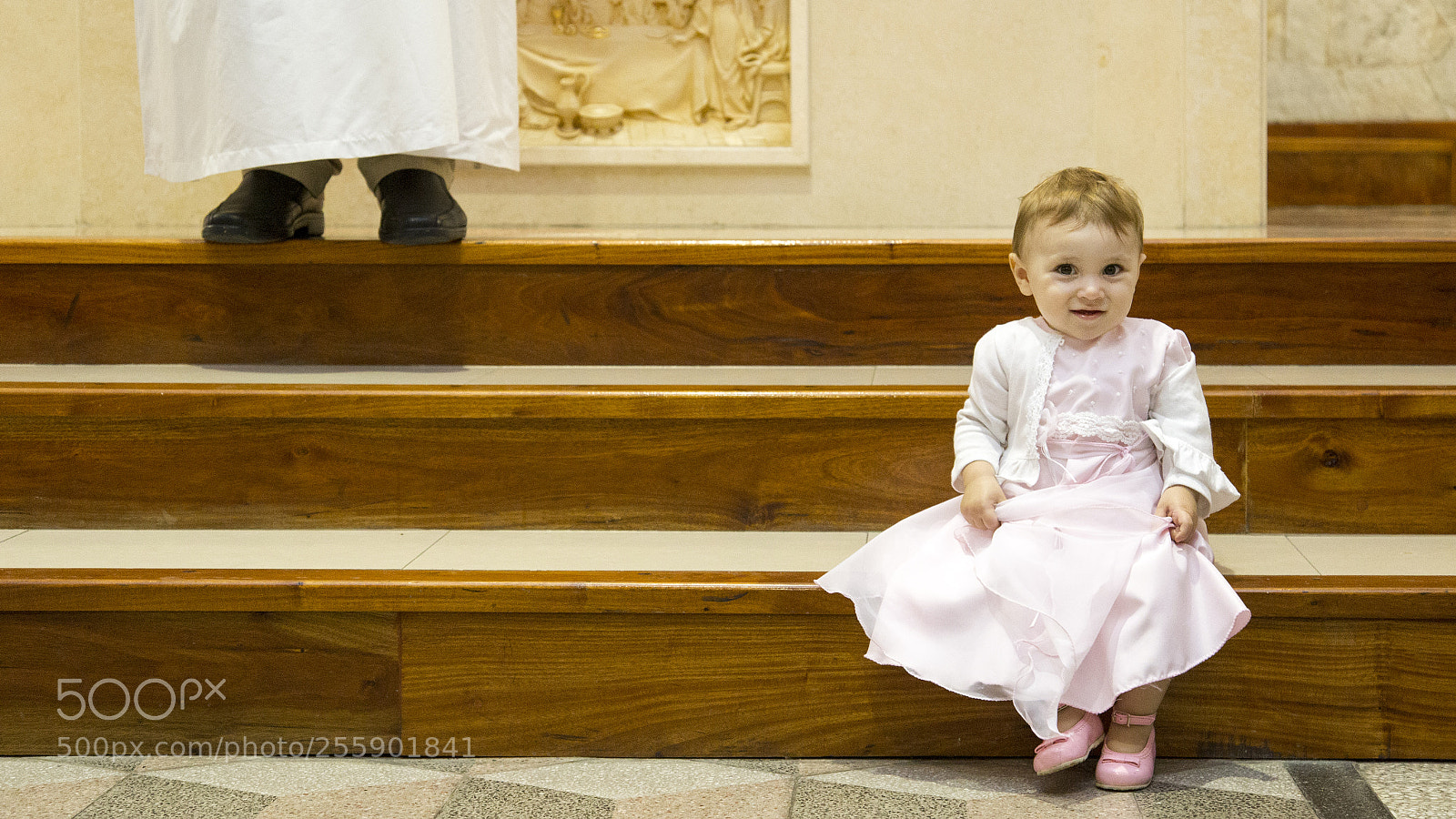 Canon EOS 6D sample photo. Priest & baby photography