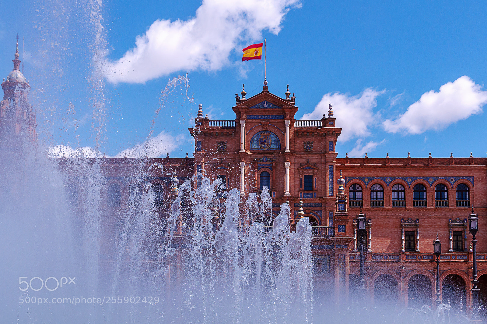 Nikon D5000 sample photo. Plaza de españa photography