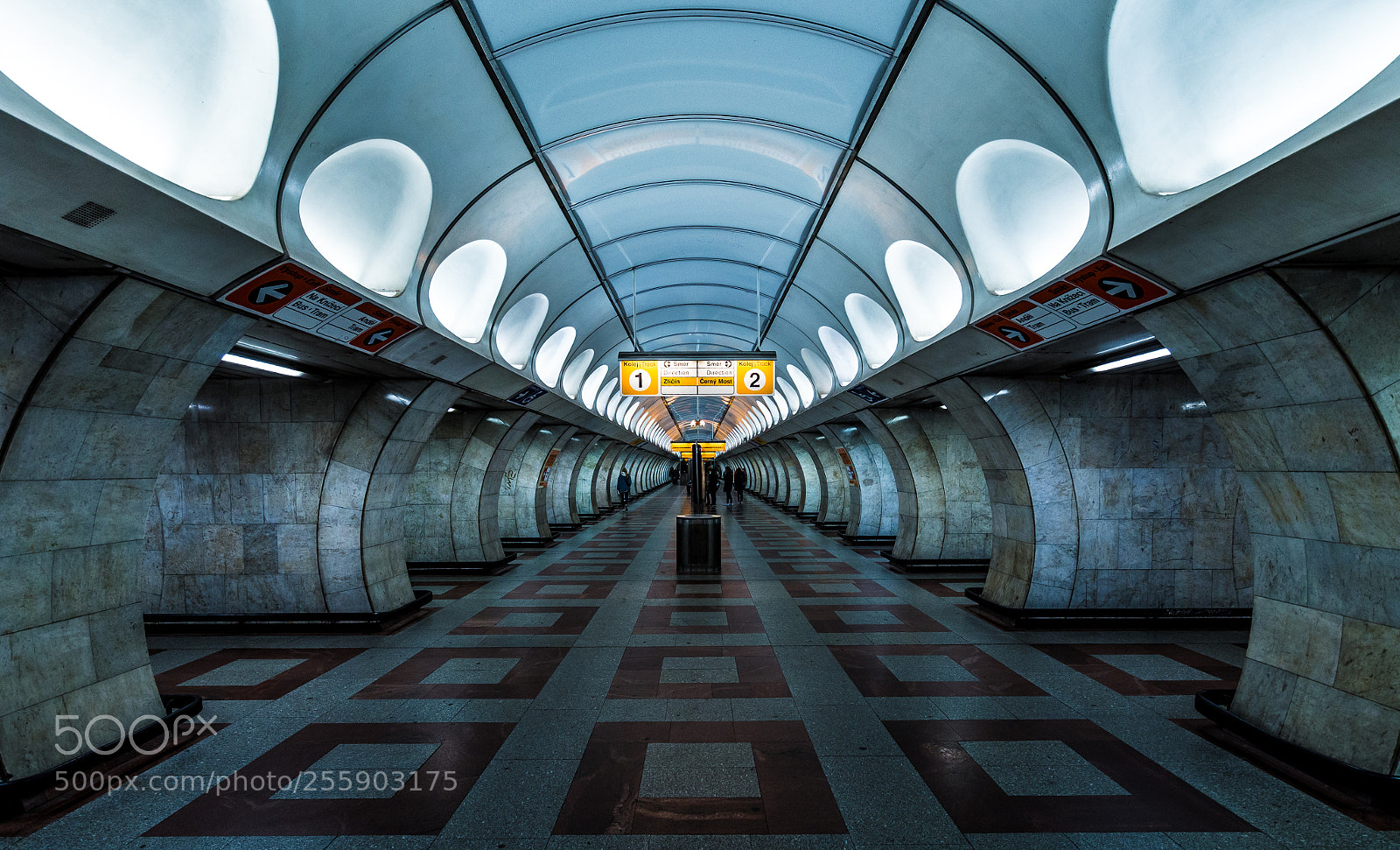 Canon EOS 6D sample photo. Prague metro photography