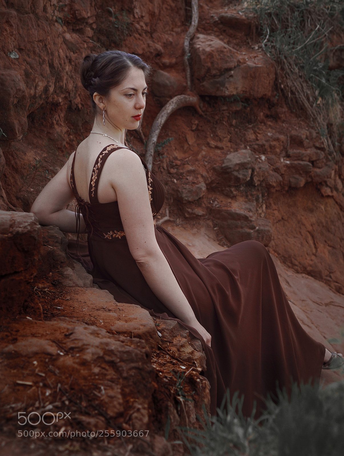 Sony SLT-A68 sample photo. Julia & red stones photography