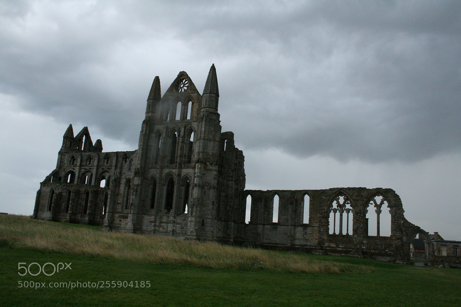 Canon EF-S 18-55mm F3.5-5.6 II sample photo. Whitby abbey photography