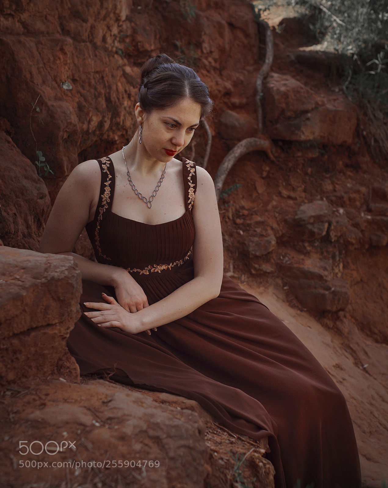 Sony SLT-A68 sample photo. Julia & red stones photography
