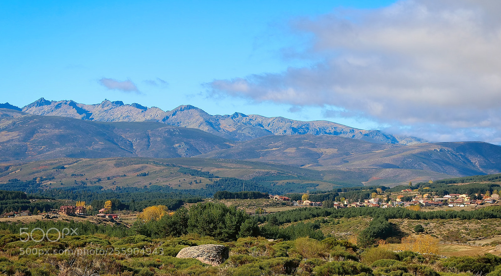 Canon EOS 70D sample photo. Gredos in october photography