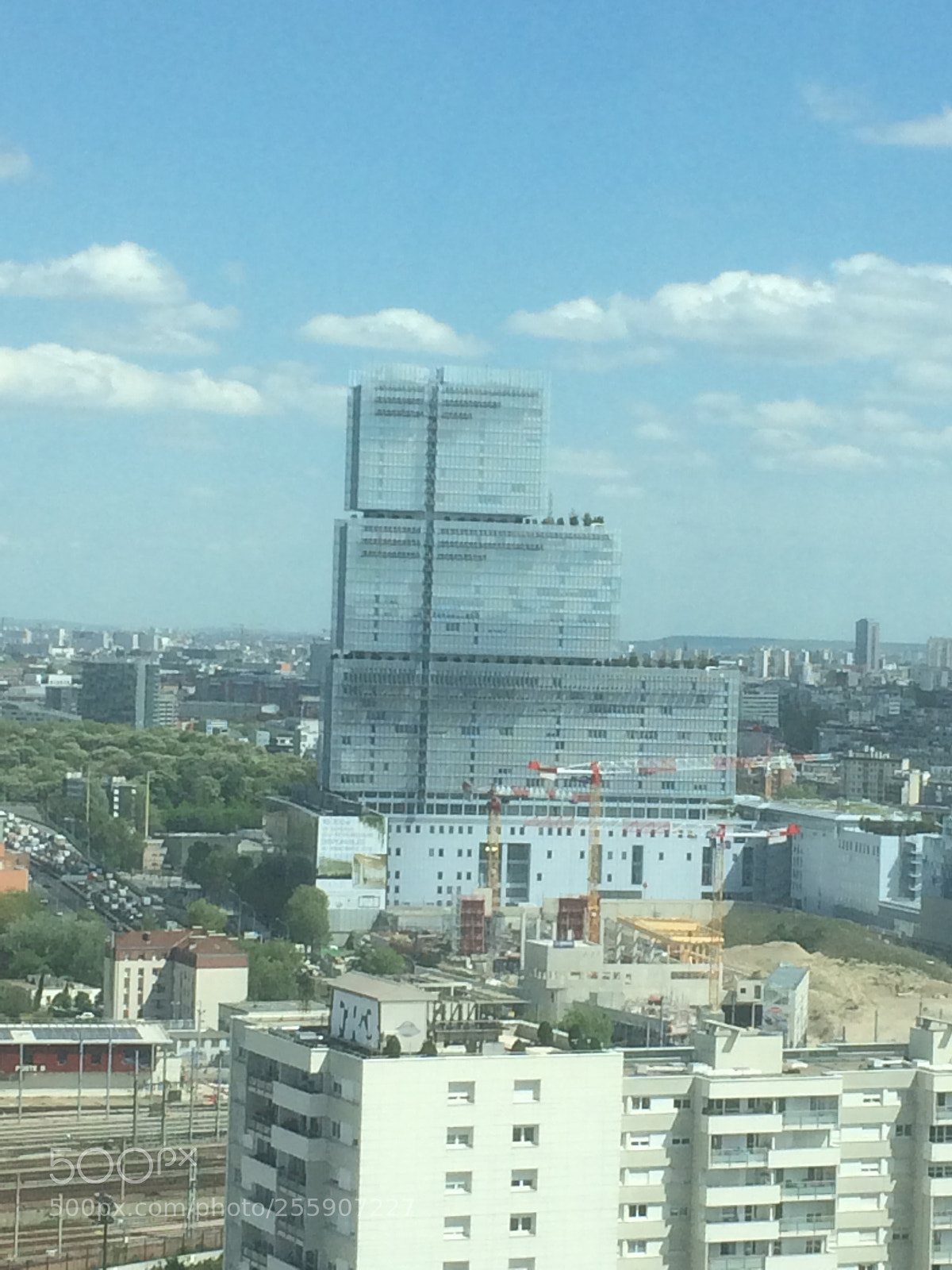 Apple iPhone 5s sample photo. Ugliest building in paris photography