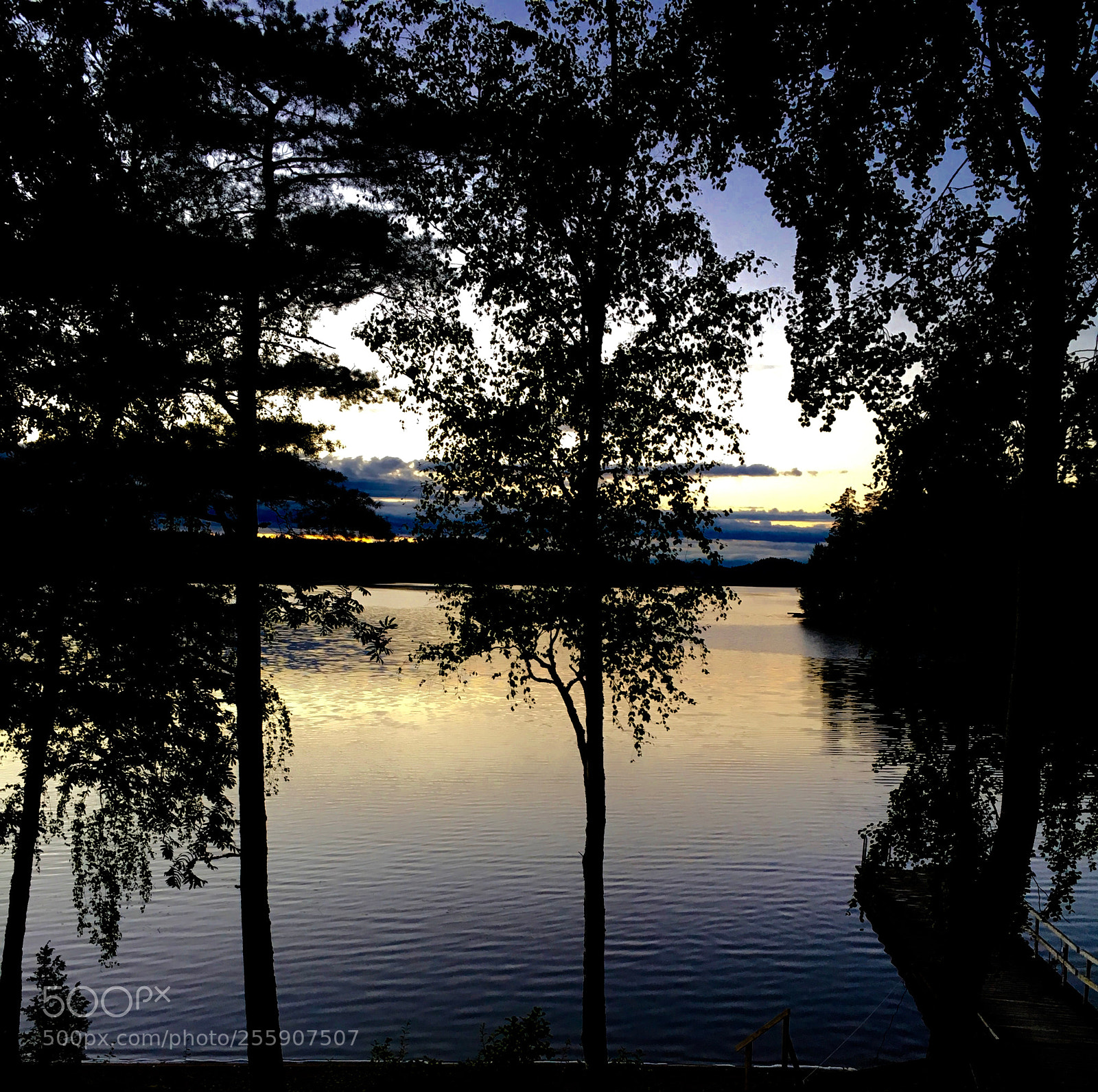 Apple iPhone 6s sample photo. Lake silhouette photography