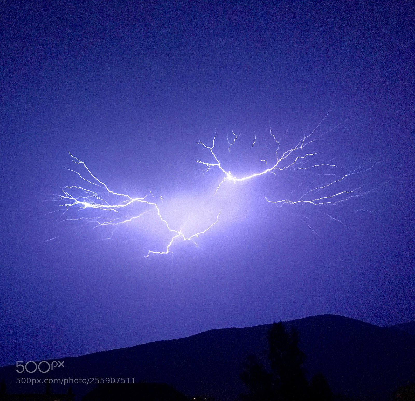 Apple iPhone 6s sample photo. Lightning strike photography