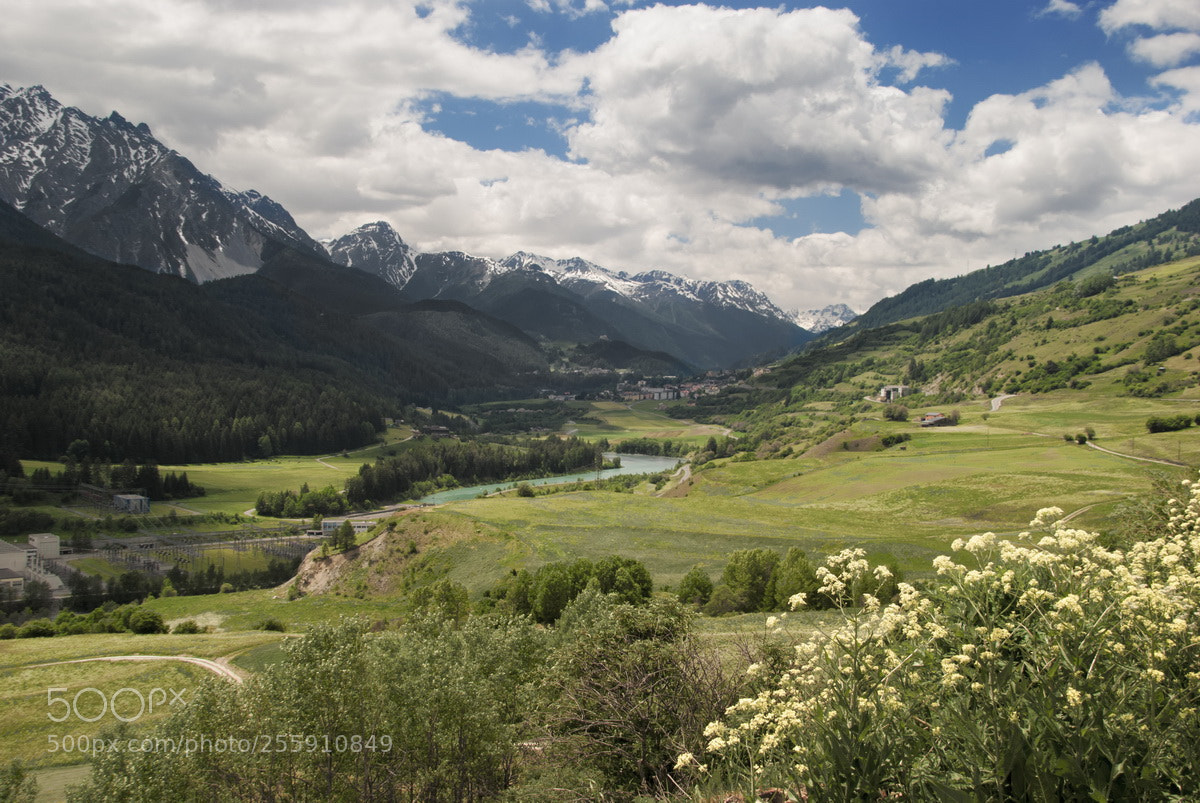 Nikon D80 sample photo. Swiss alps photography