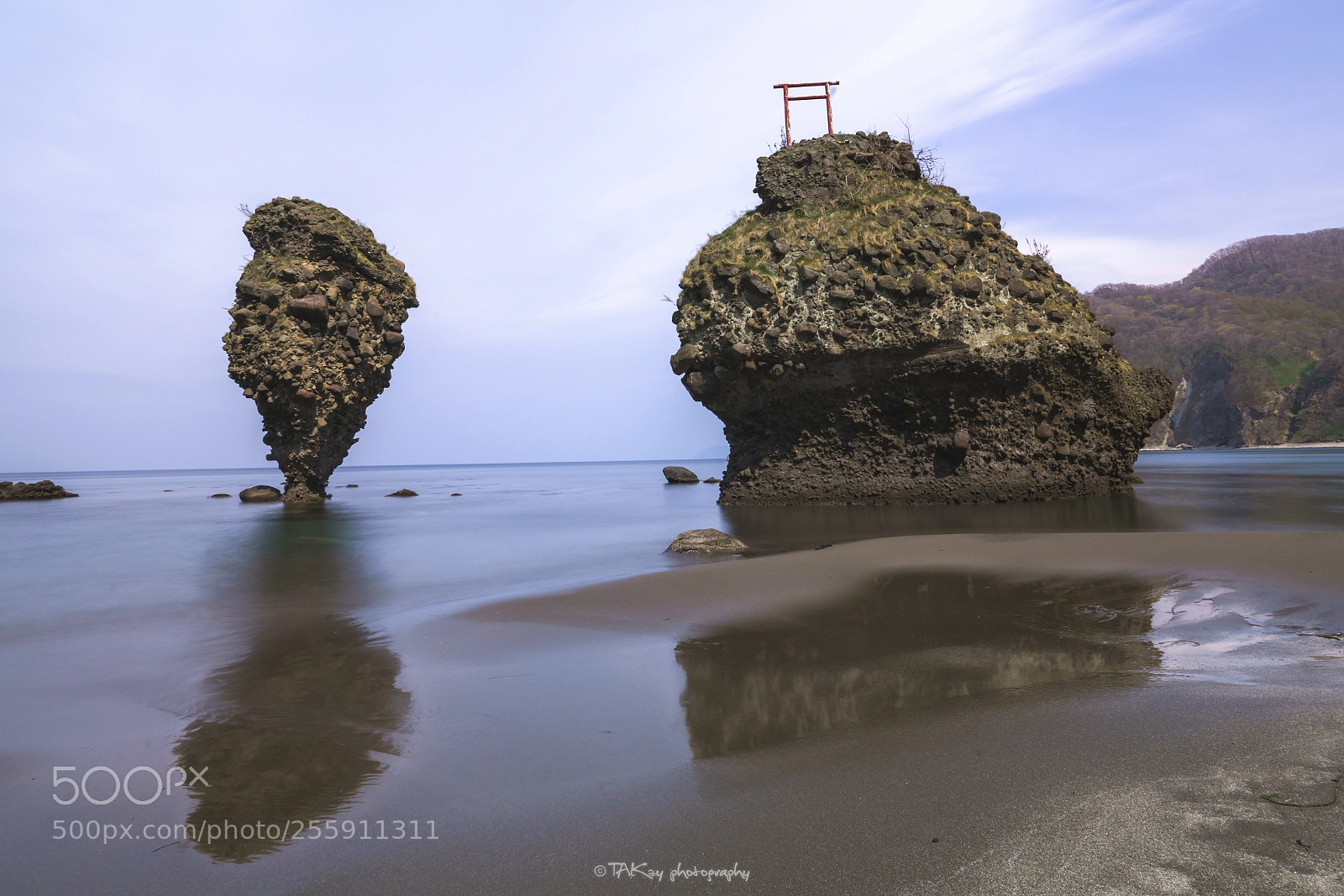 Sony a7R II sample photo. Rock reflection photography