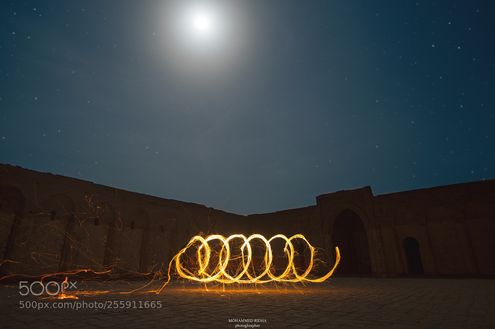 Canon EOS 6D sample photo. The moon and civilization photography